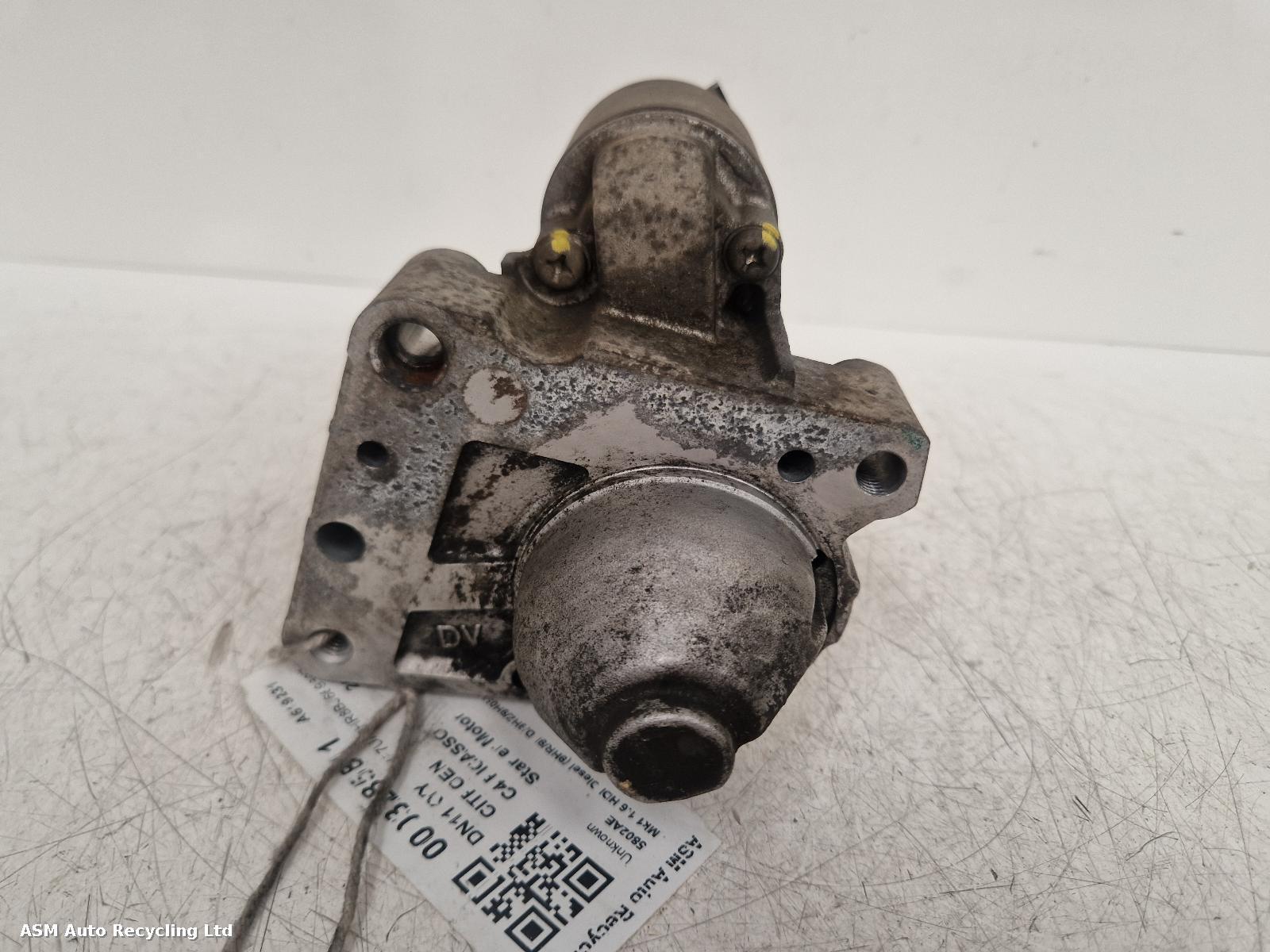 View Auto part Starter Motor Citroen C4 Picasso 2011