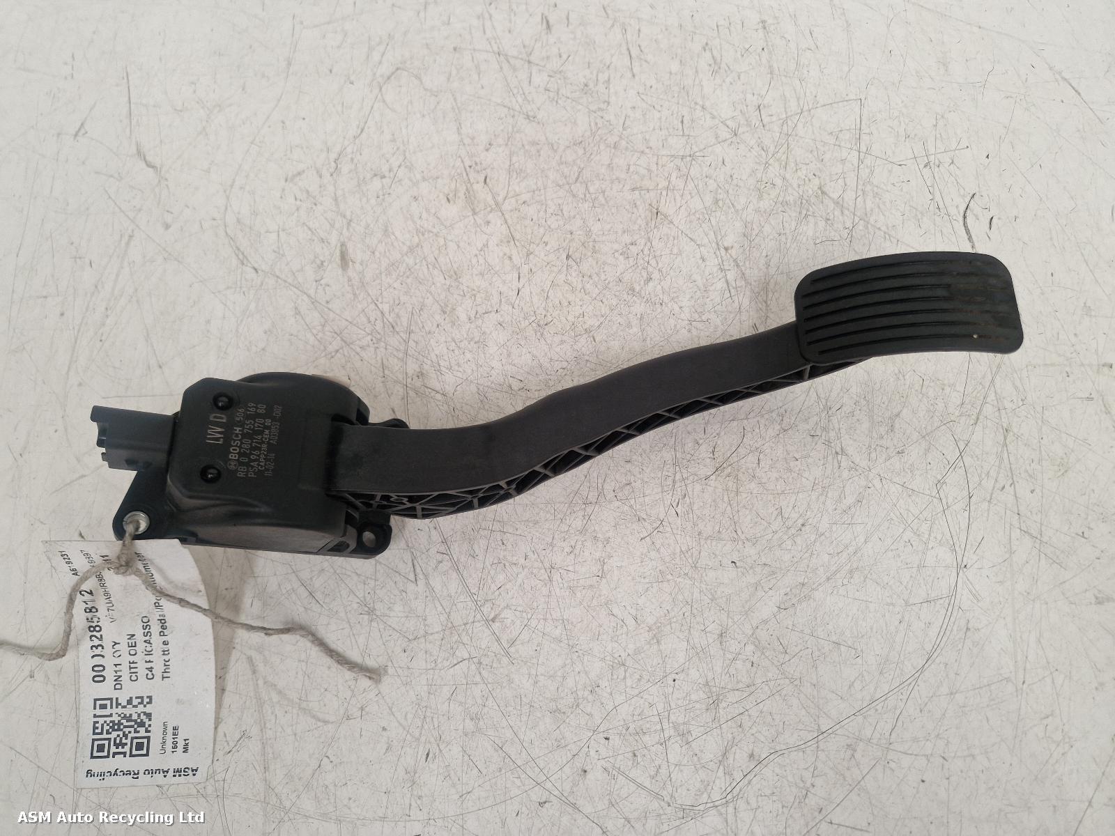View Auto part Pedal Potentiometer Citroen C4 Picasso 2011