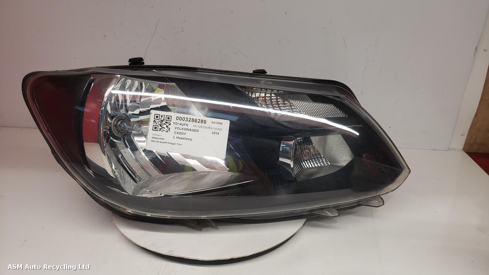 View Auto part L Headlamp Volkswagen Caddy 2014