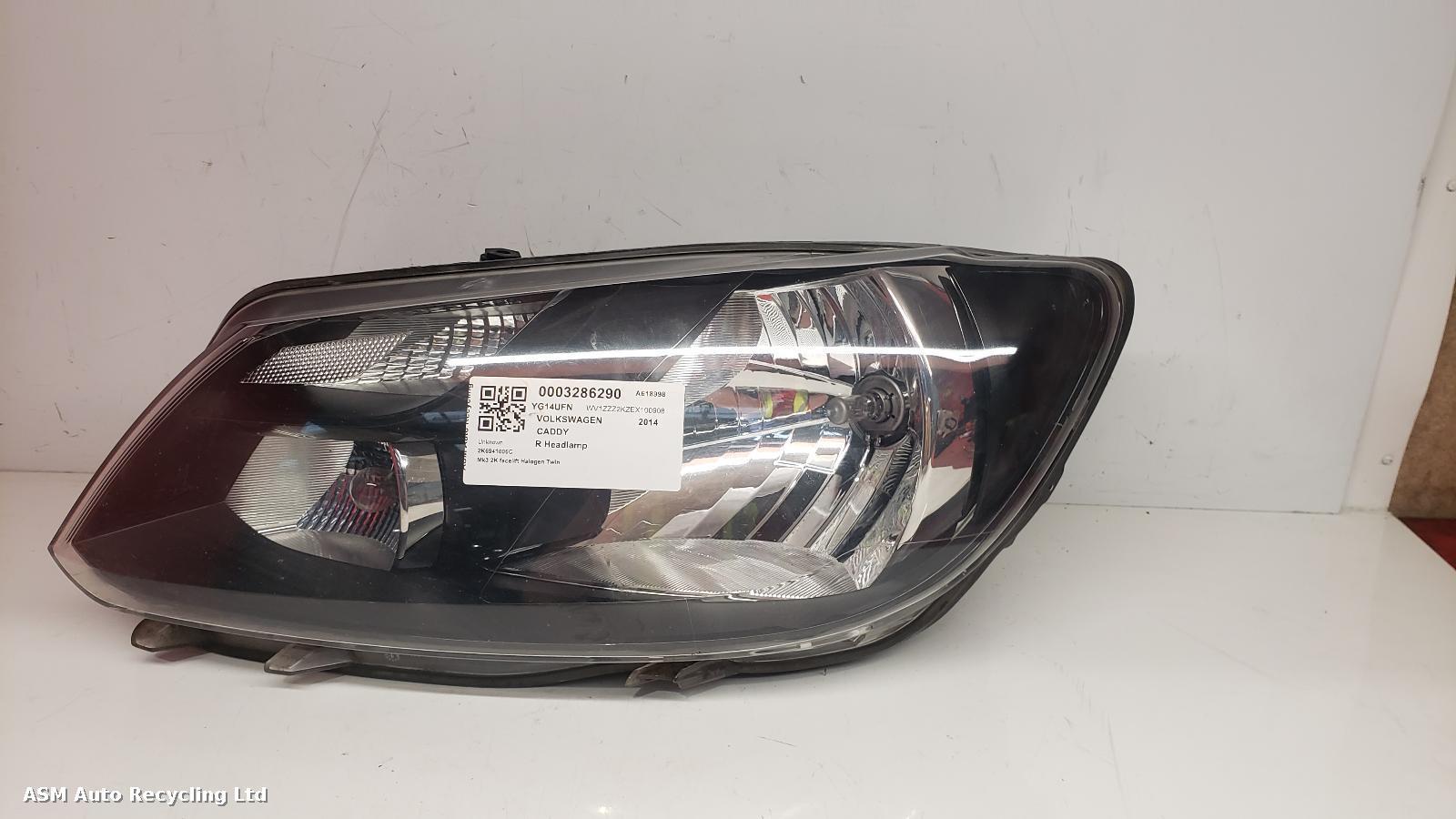 View Auto part R Headlamp Volkswagen Caddy 2014