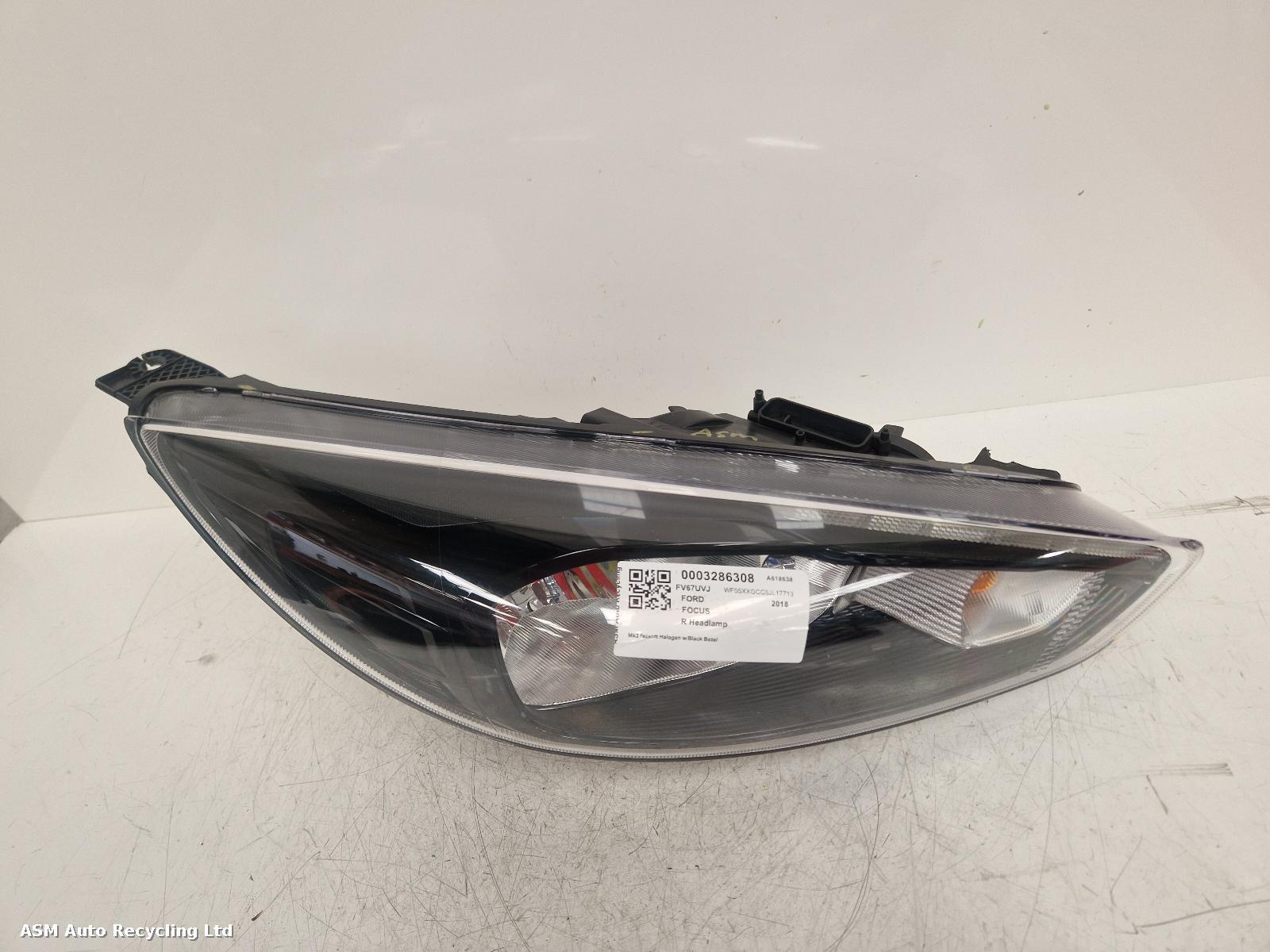 View Auto part R Headlamp Ford Focus 2018