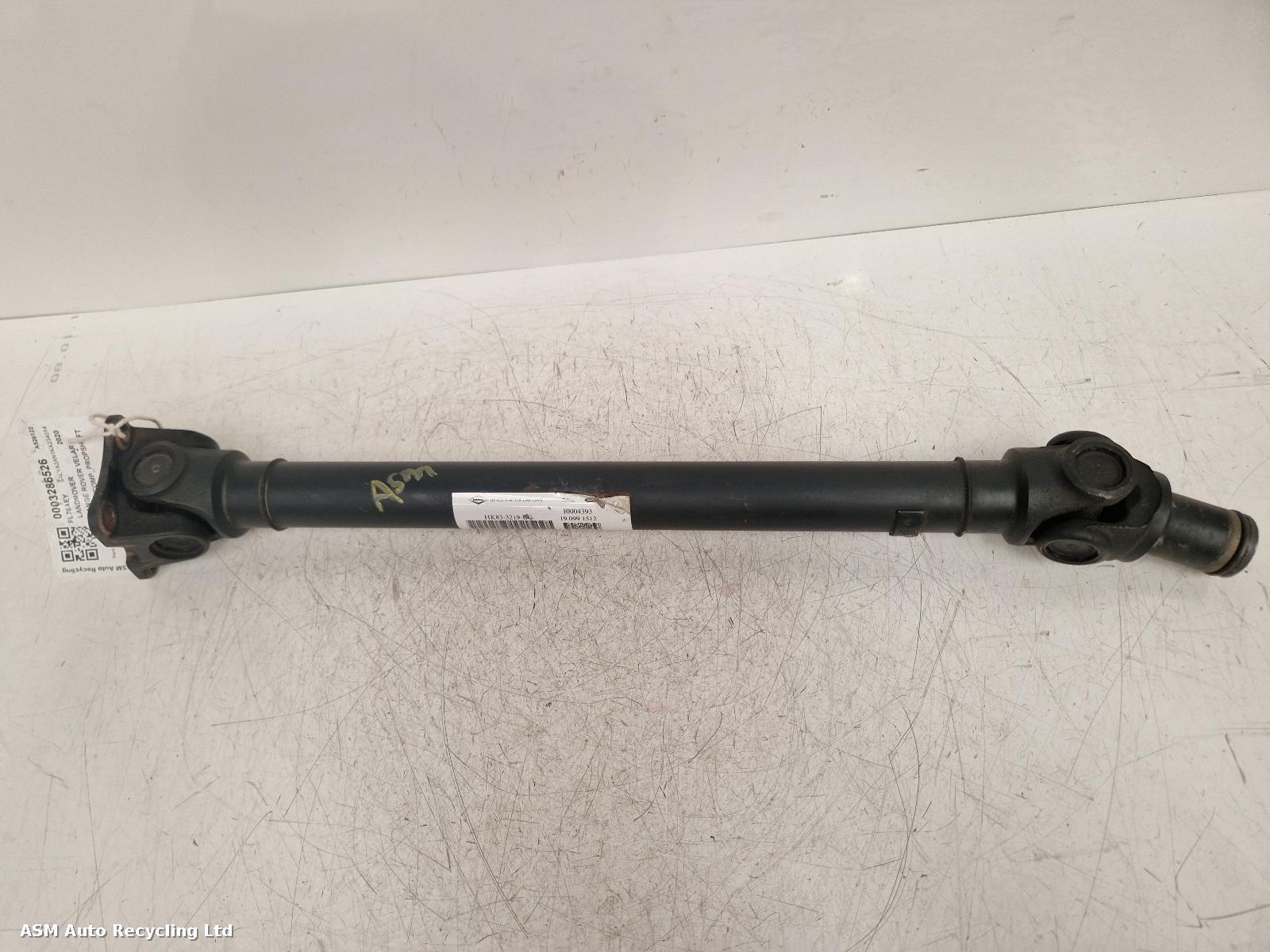 View Auto part Front/Comp Propshaft Land Rover Range Rover Velar 2020
