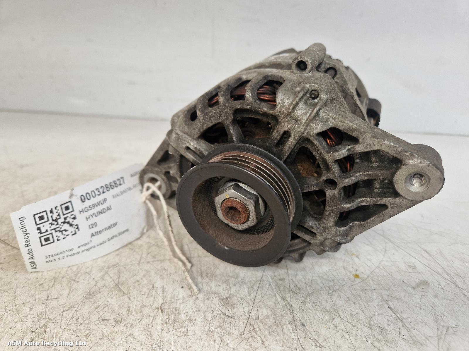 View Auto part Alternator Hyundai I20 2009