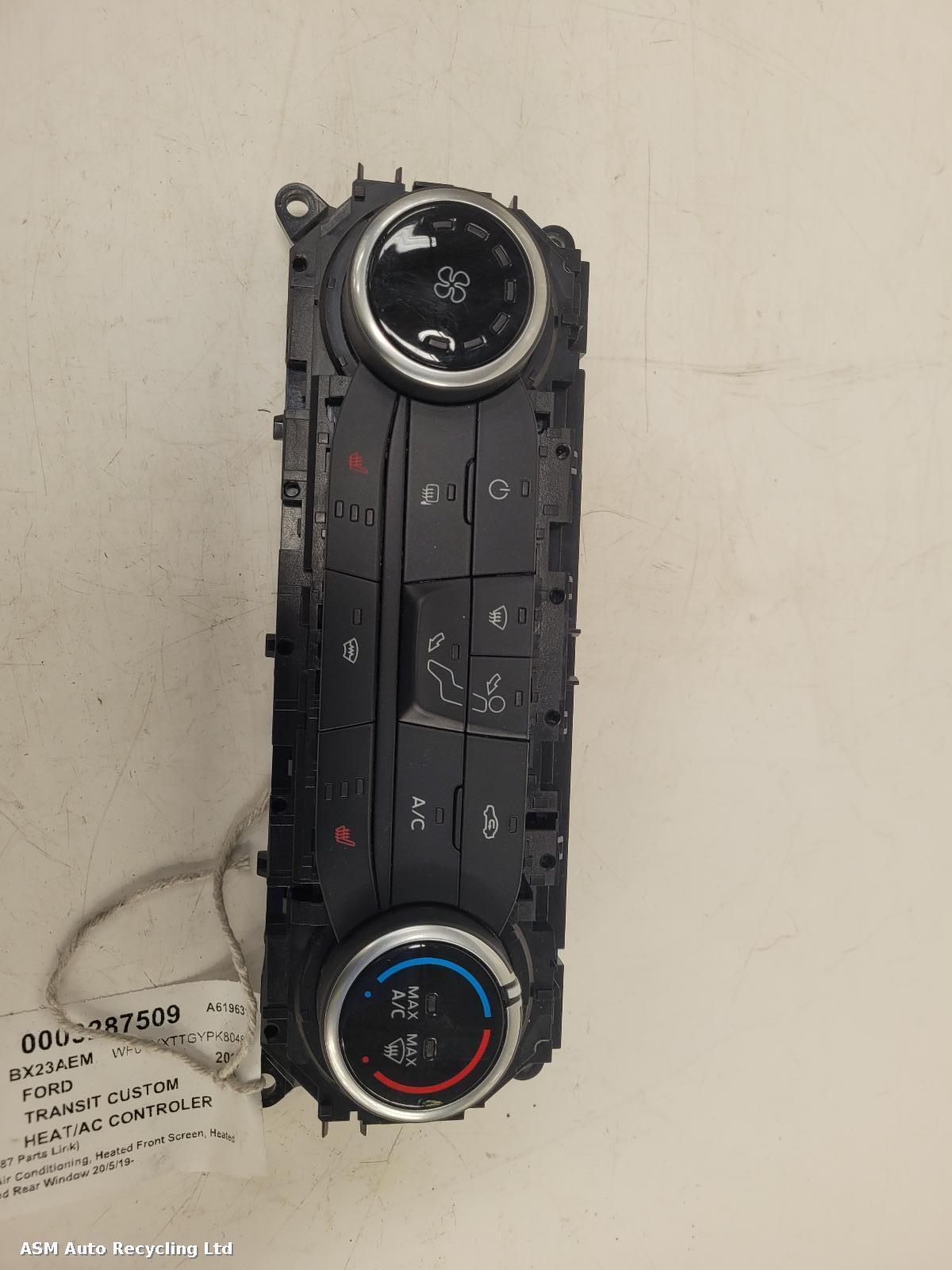 View Auto part Heater/AC Controller Ford Transit Custom 2023