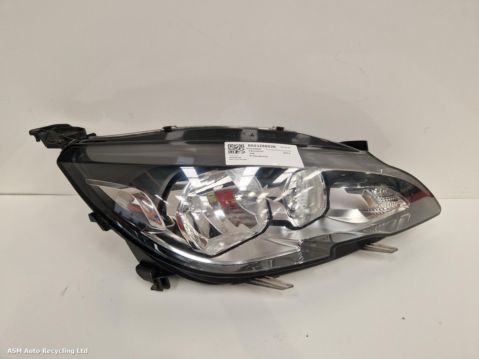 View Auto part R Headlamp Peugeot 308 2014