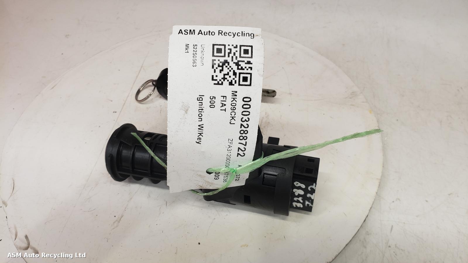 View Auto part Ignition W/Key Fiat 500 2009