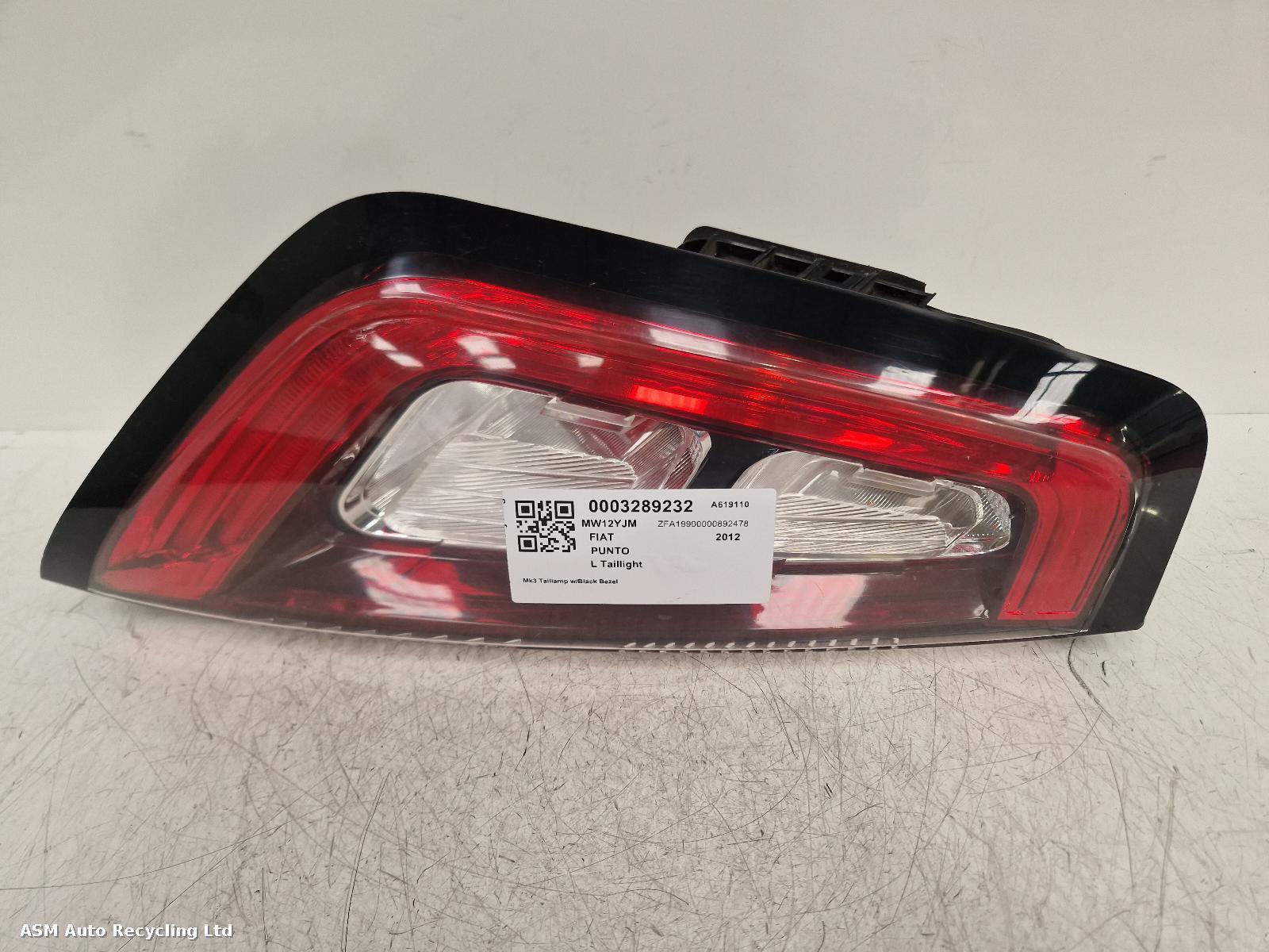 View Auto part L Taillight Fiat Punto 2012