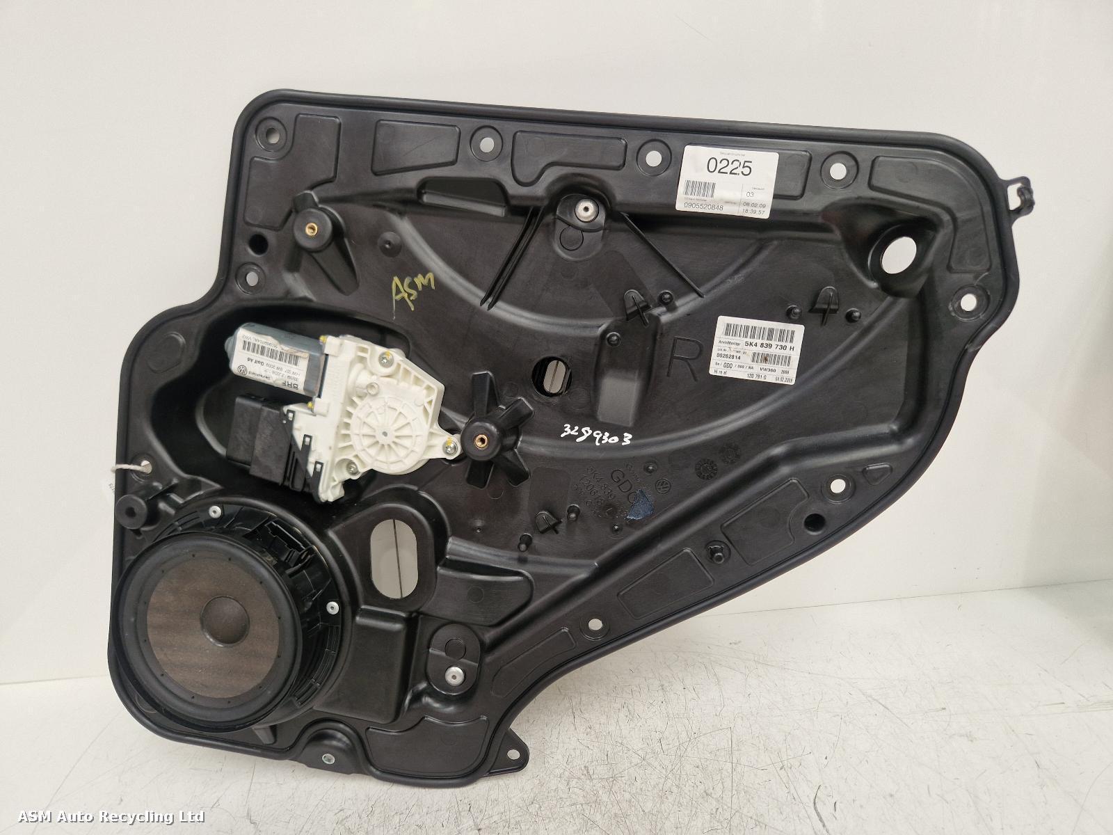 View Auto part RR Window Regulator Volkswagen Golf 2009