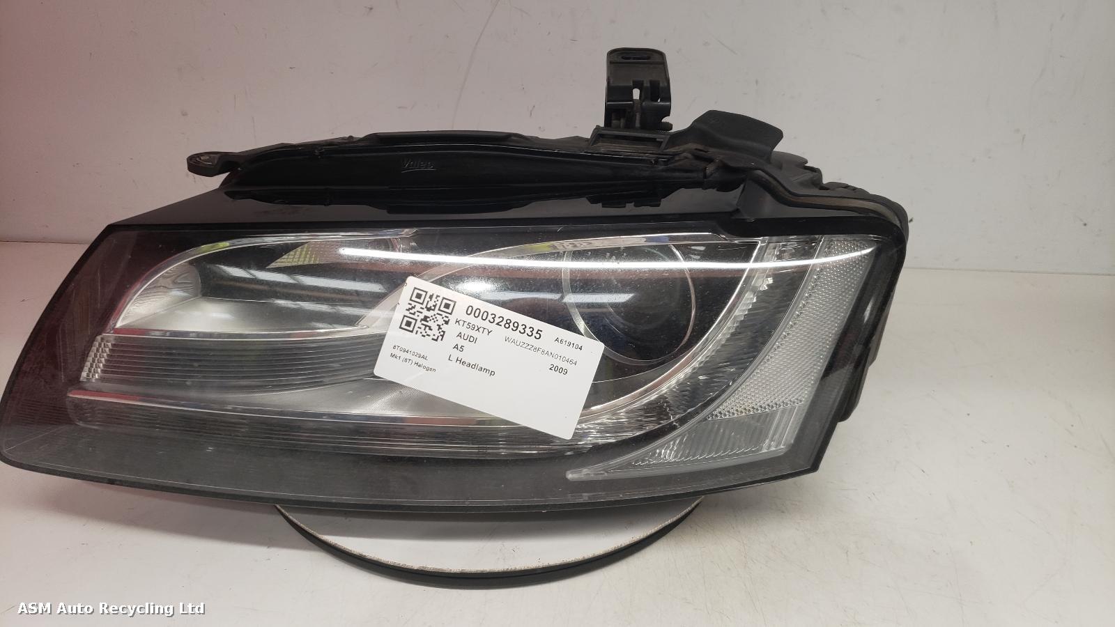 View Auto part L Headlamp Audi A5 2009