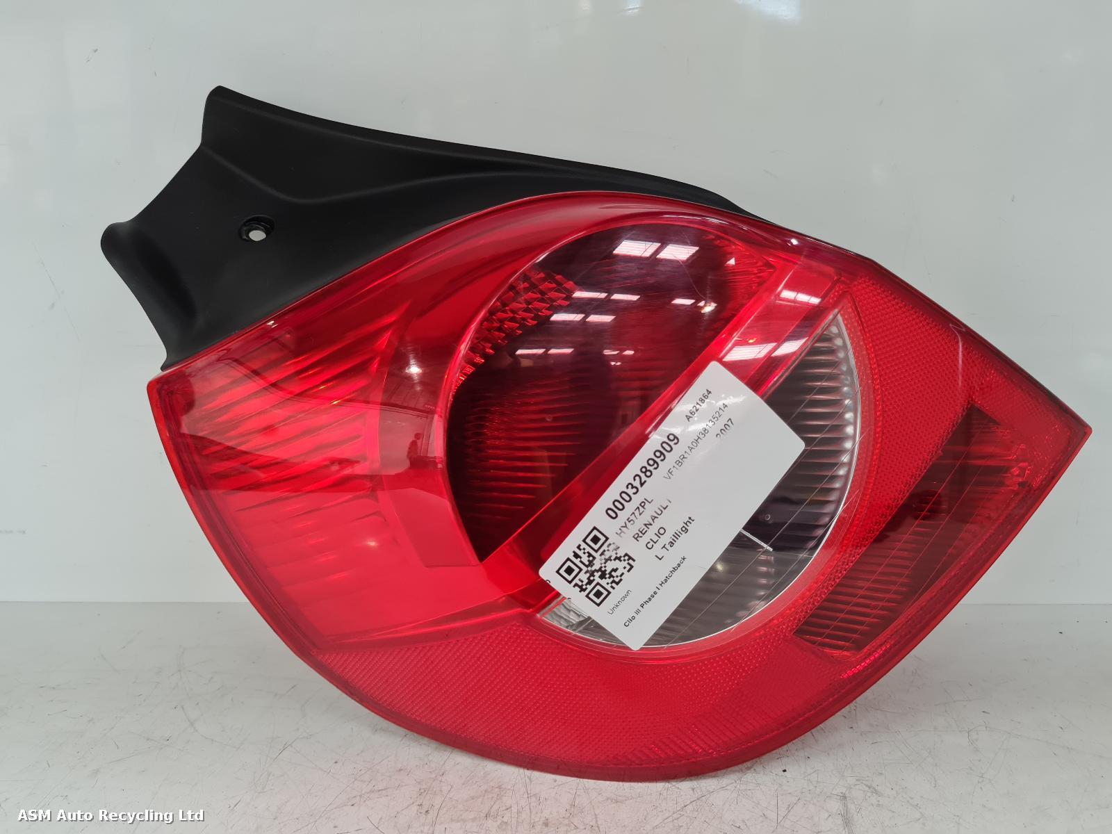 View Auto part L Taillight Renault Clio 2007