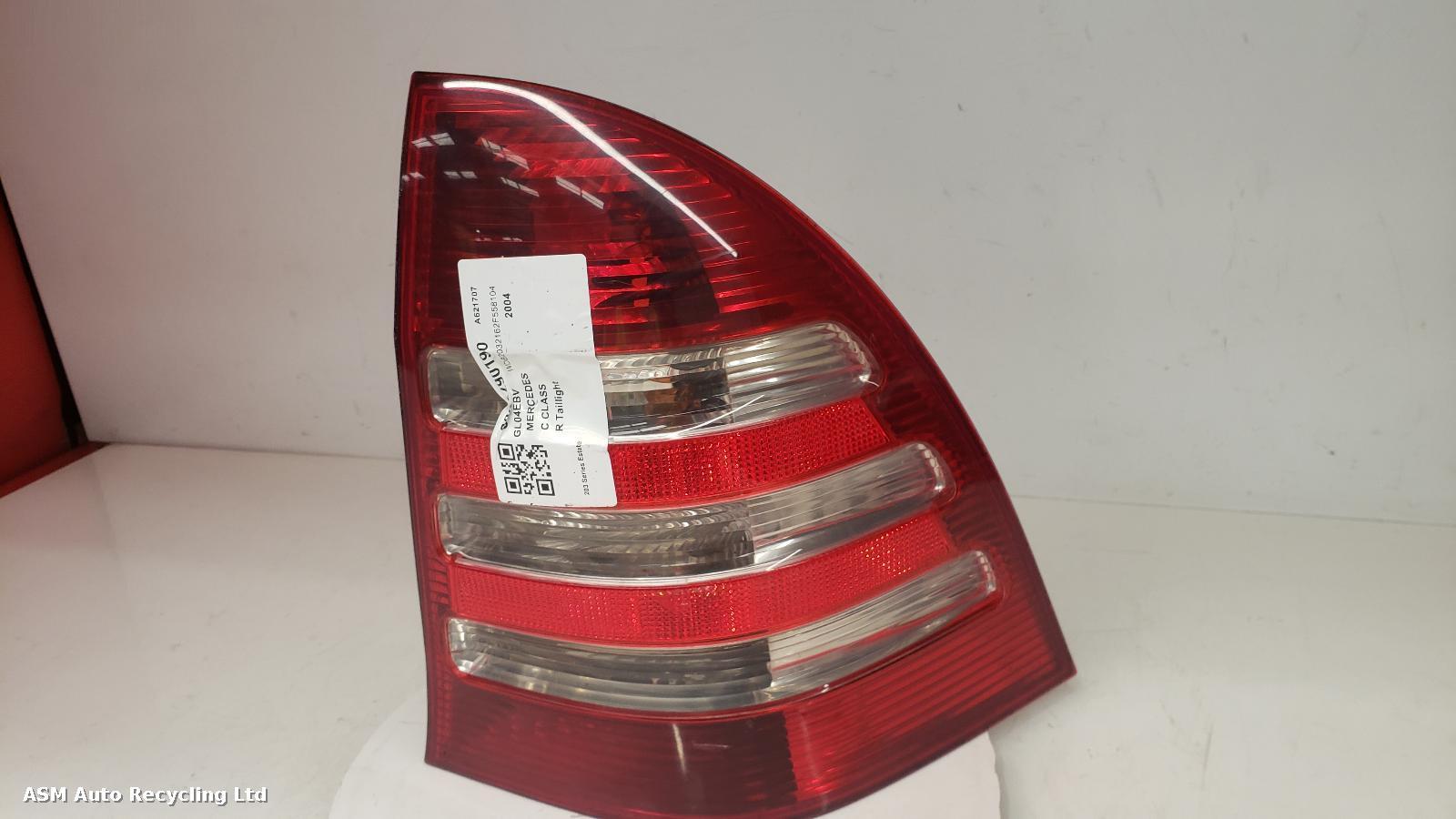View Auto part R Taillight Mercedes C Class 2004