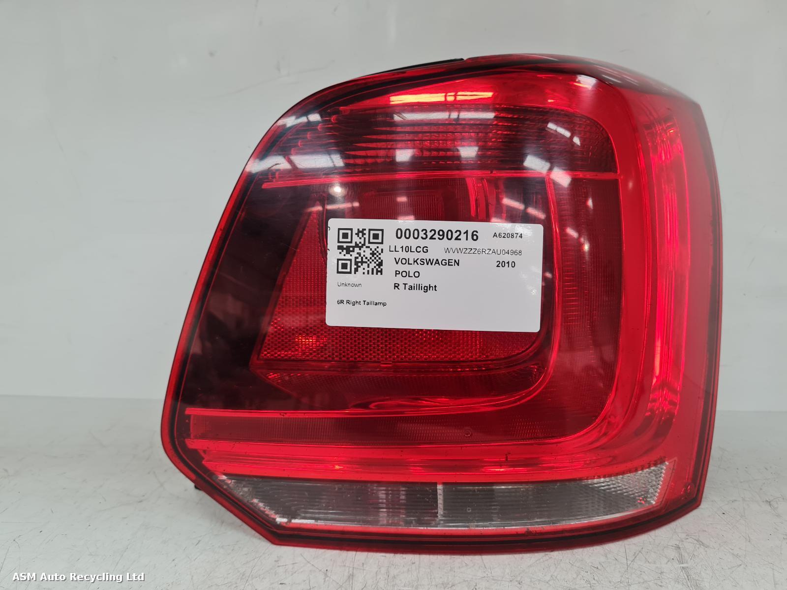 View Auto part R Taillight Volkswagen Polo 2010