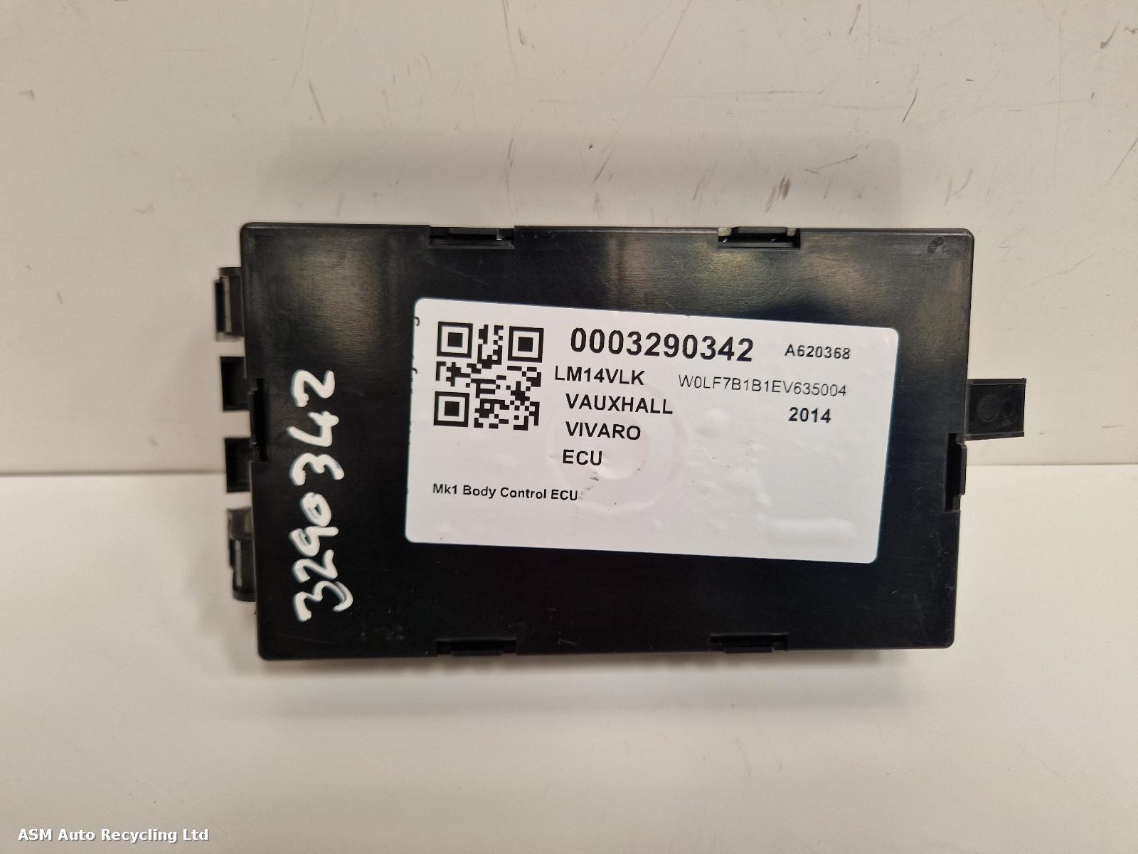 View Auto part ECU Vauxhall Vivaro 2014