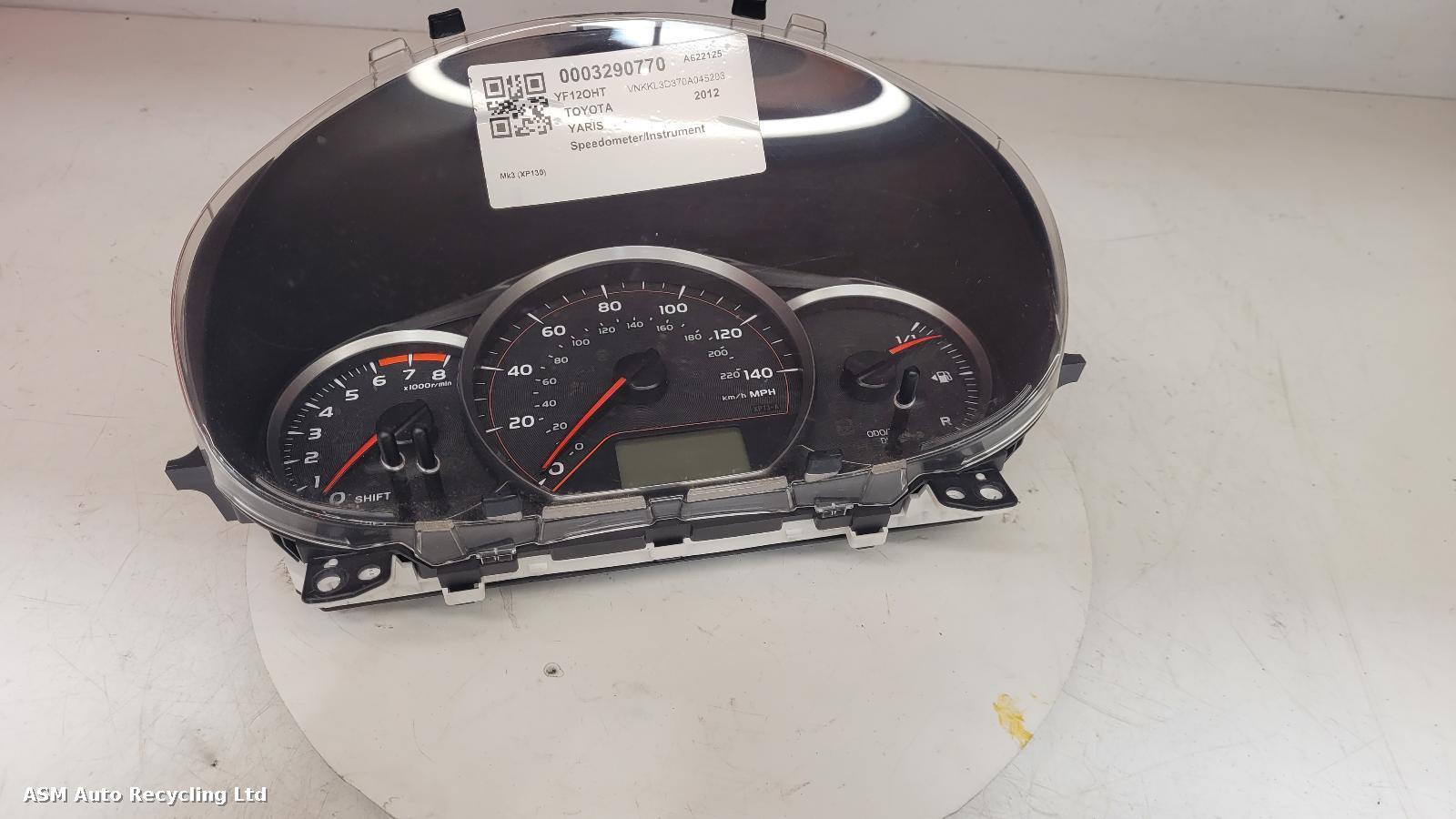 View Auto part Speedometer Toyota Yaris 2012