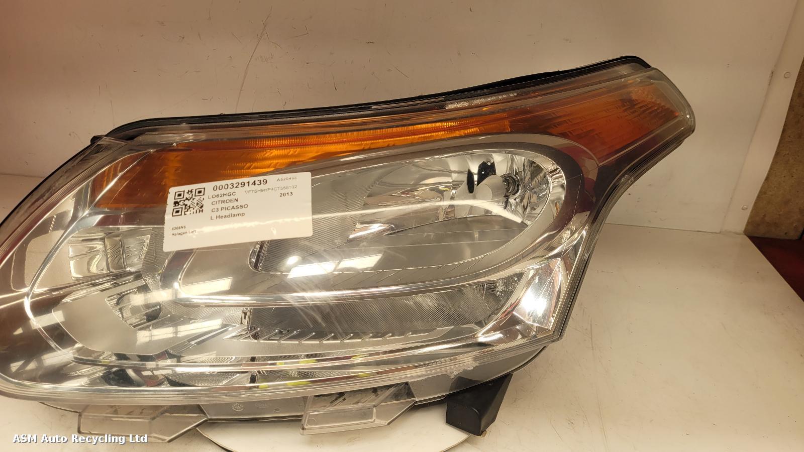 View Auto part L Headlamp Citroen C3 Picasso 2013