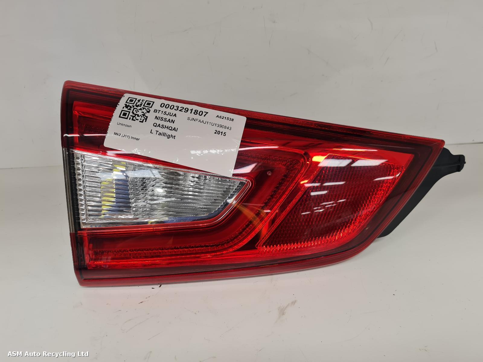 View Auto part L Taillight Nissan Qashqai 2015