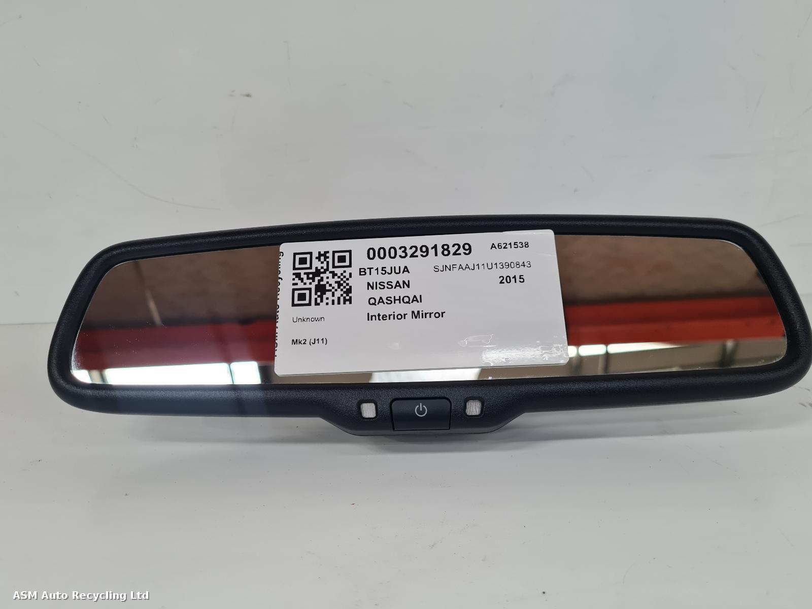 View Auto part Interior Mirror Nissan Qashqai 2015