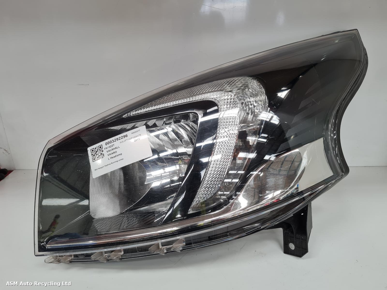 View Auto part L Headlamp Vauxhall Vivaro 2015
