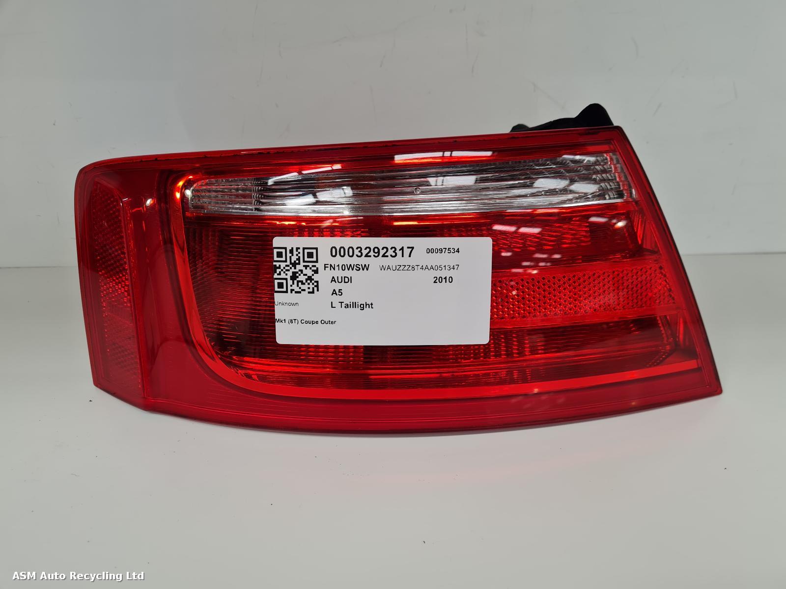 View Auto part L Taillight Audi A5 2010