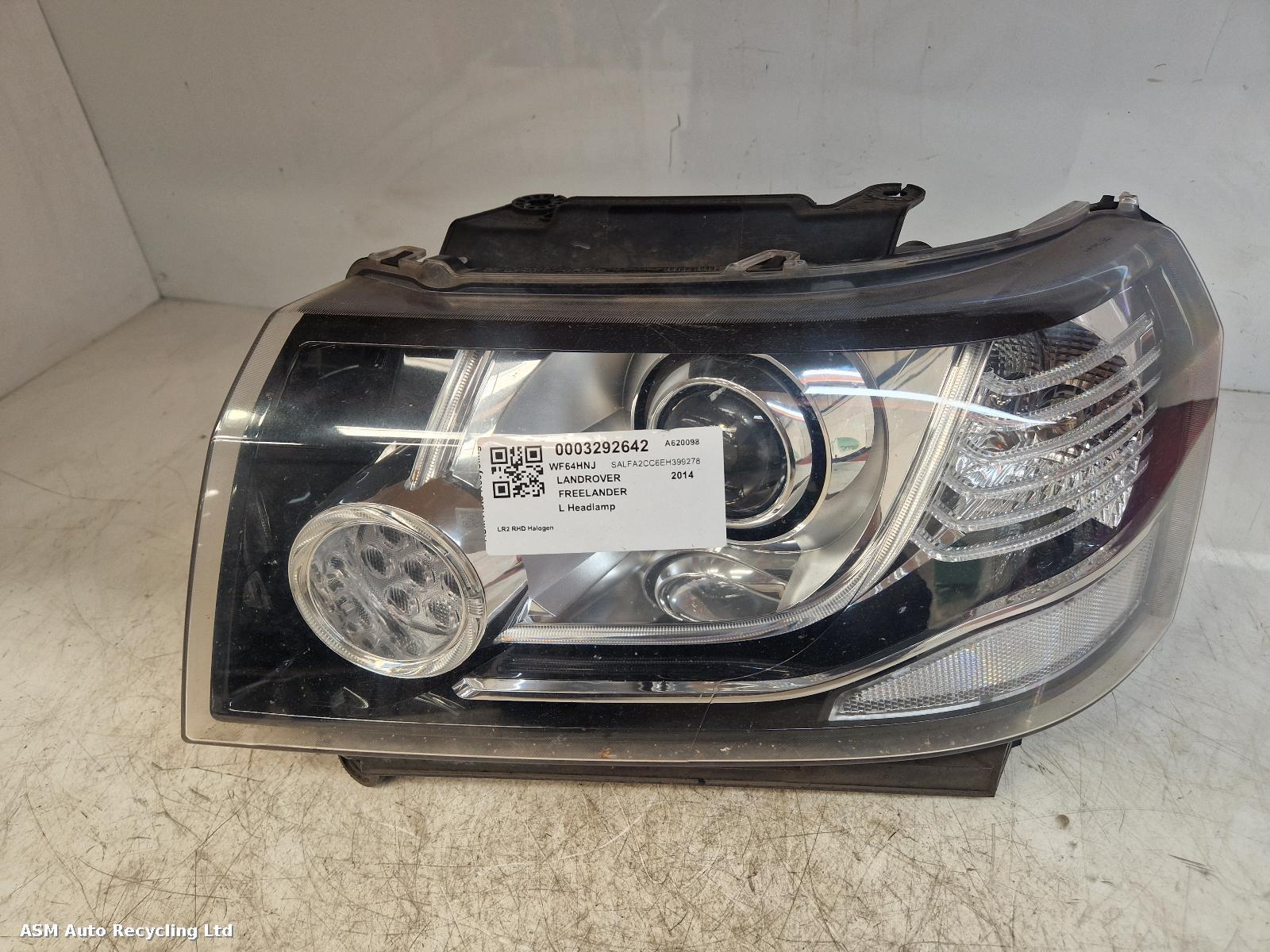 View Auto part L Headlamp Land Rover Freelander 2014