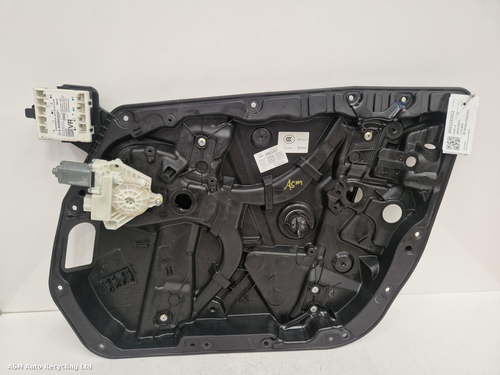 View Auto part RF Window Regulator Mercedes C Class 2016
