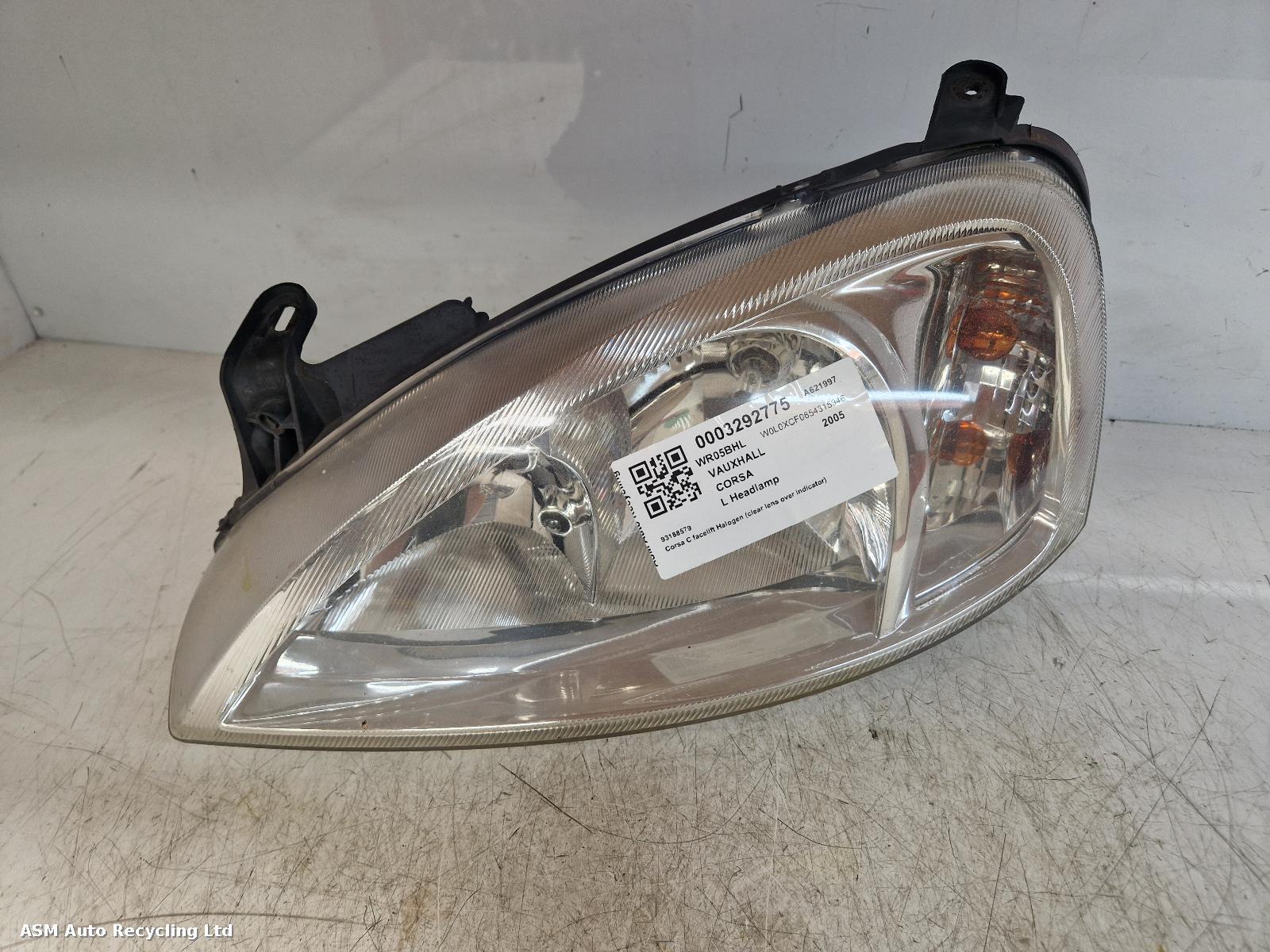 View Auto part L Headlamp Vauxhall Corsa 2005
