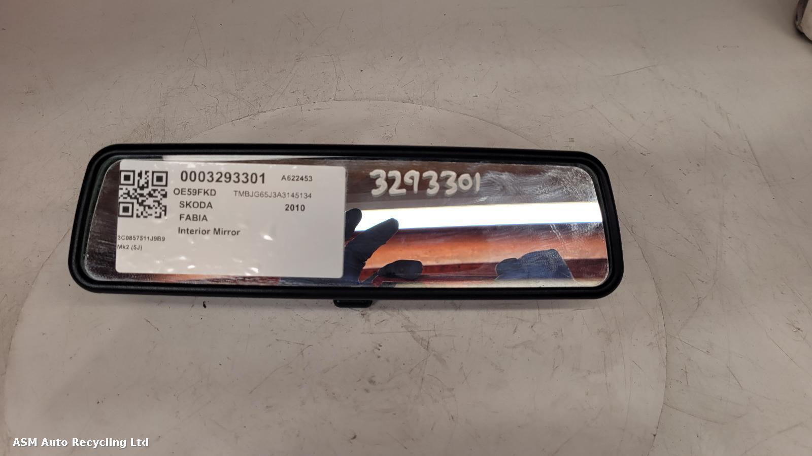 View Auto part Interior Mirror Skoda Fabia 2010