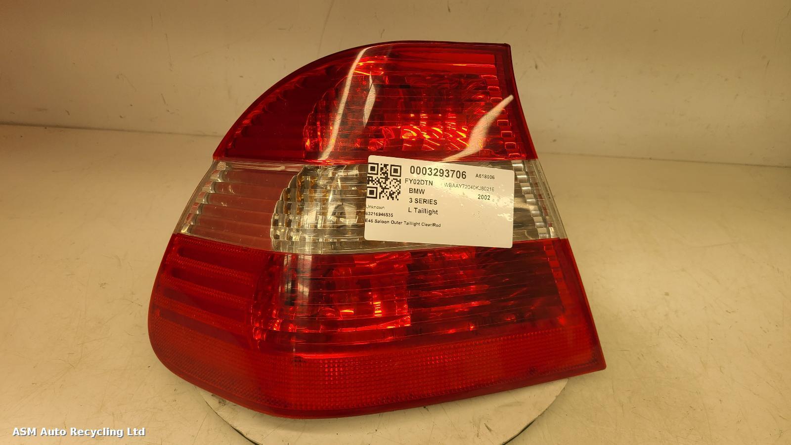 View Auto part L Taillight Bmw 3 Series 2002
