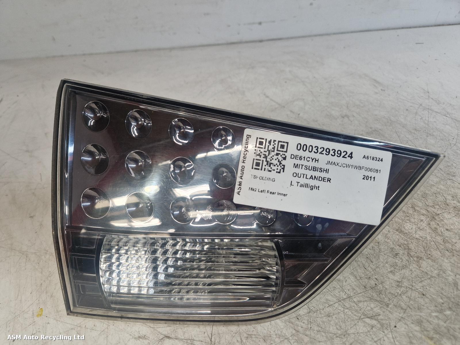 View Auto part L Taillight Mitsubishi Outlander 2011