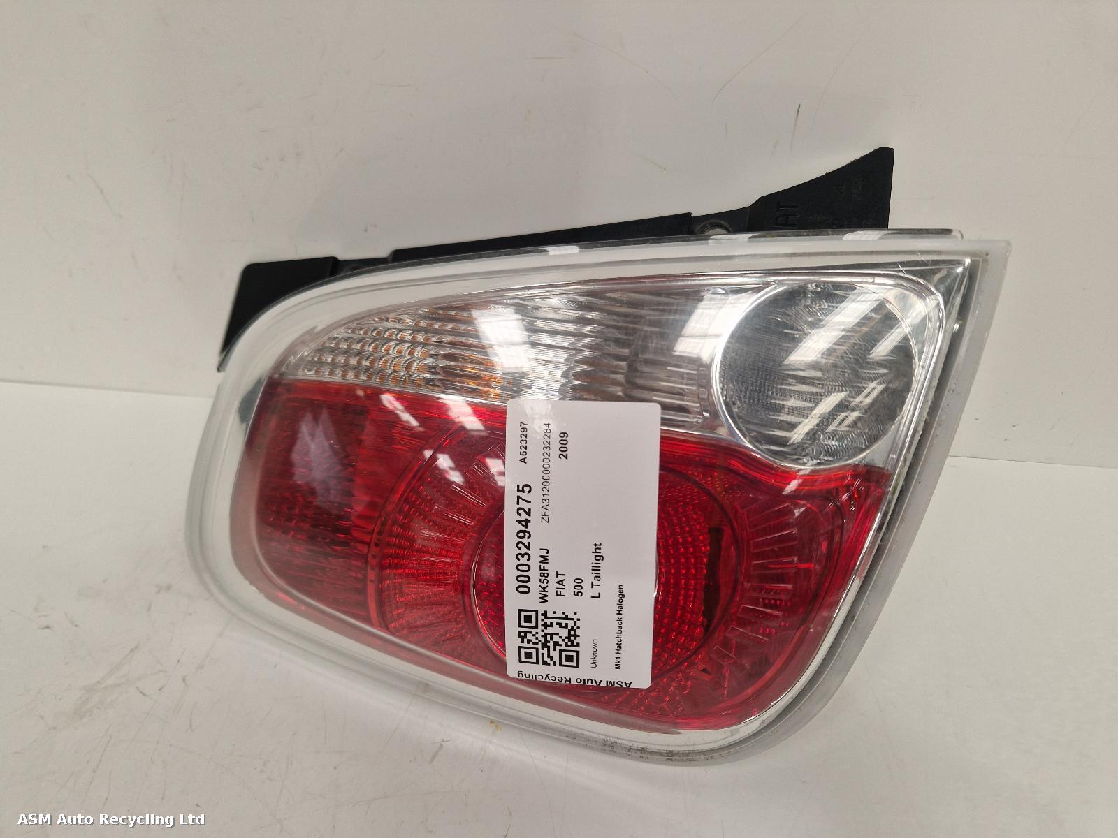 View Auto part L Taillight Fiat 500 2009