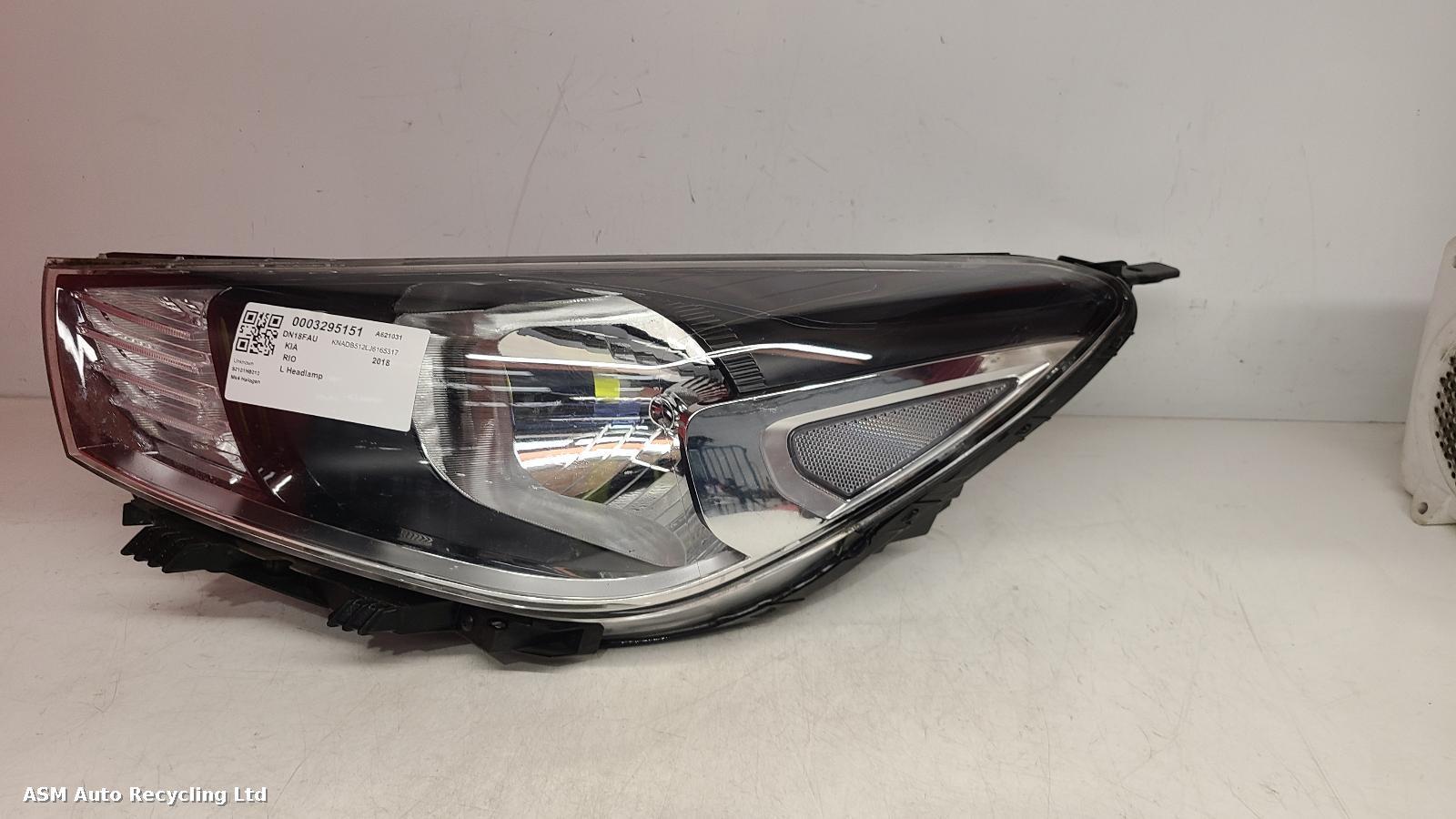 View Auto part L Headlamp Kia Rio 2018