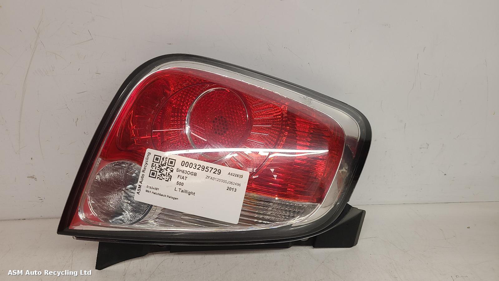 View Auto part L Taillight Fiat 500 2013