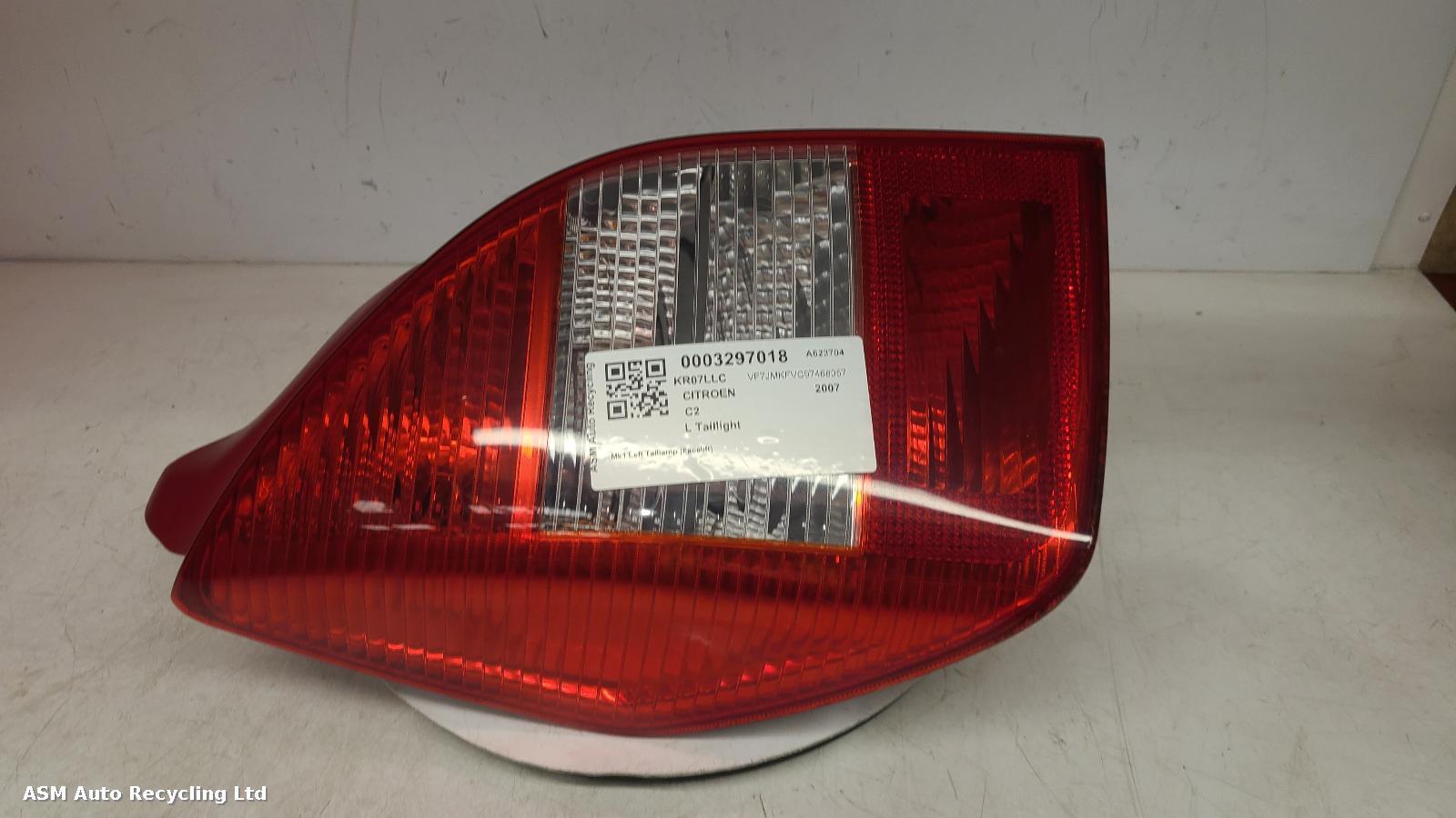 View Auto part L Taillight Citroen C2 2007