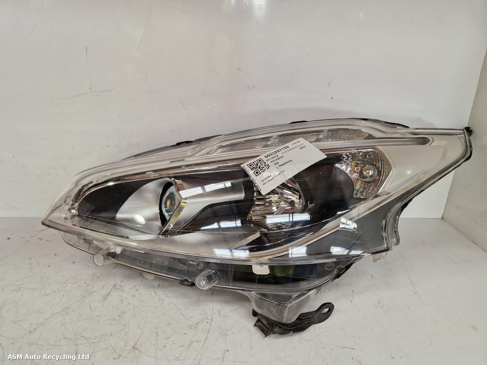 View Auto part L Headlamp Peugeot 208 2016