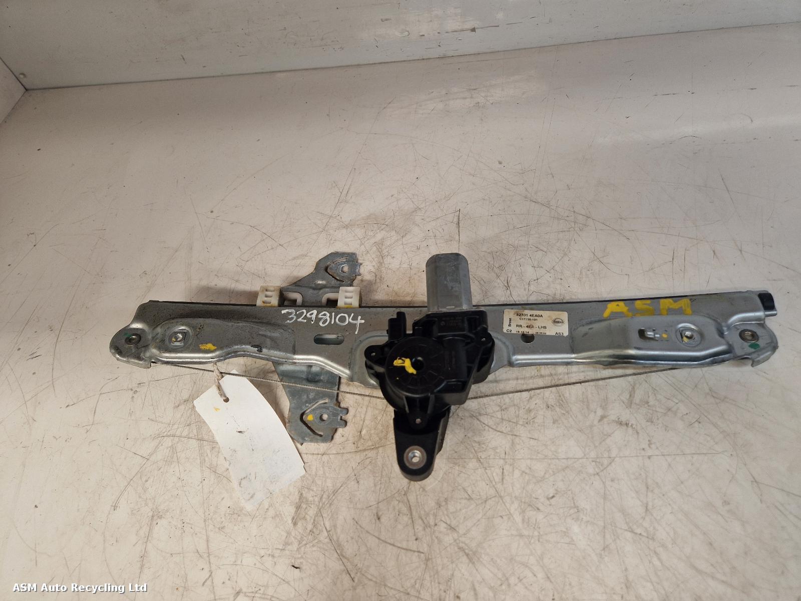 View Auto part LR Window Regulator Nissan Qashqai 2015