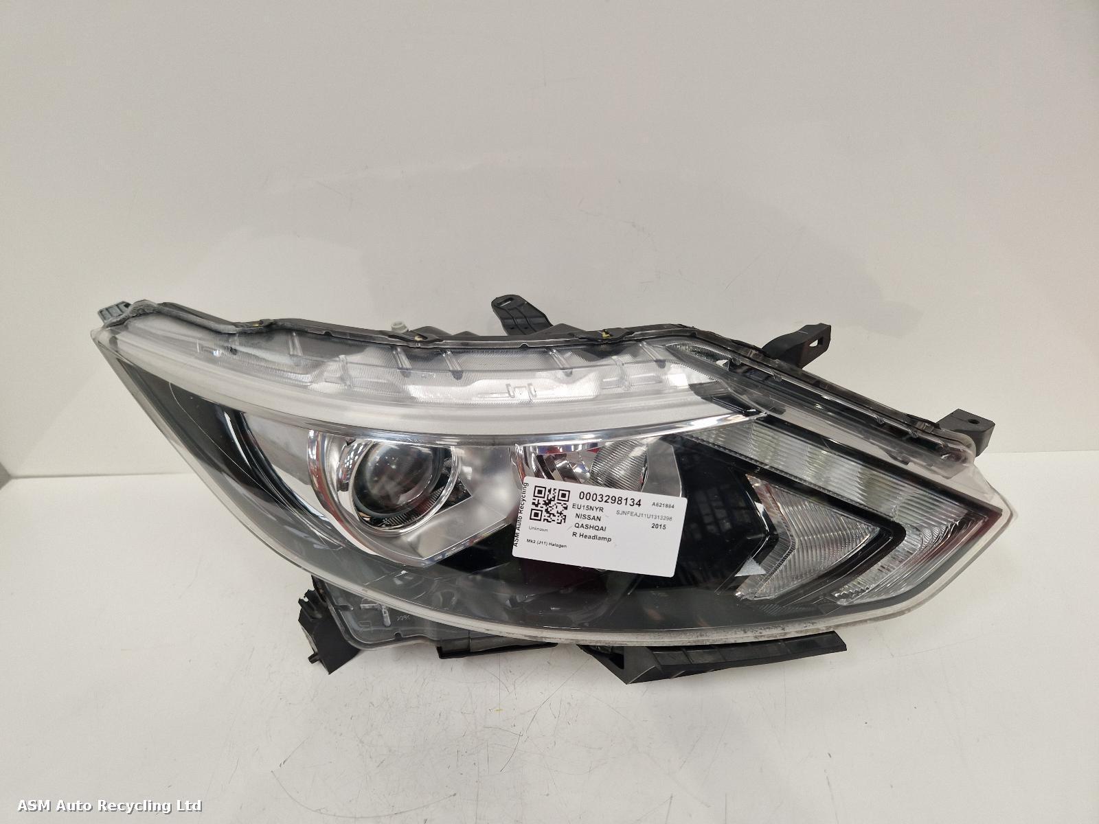 View Auto part R Headlamp Nissan Qashqai 2015