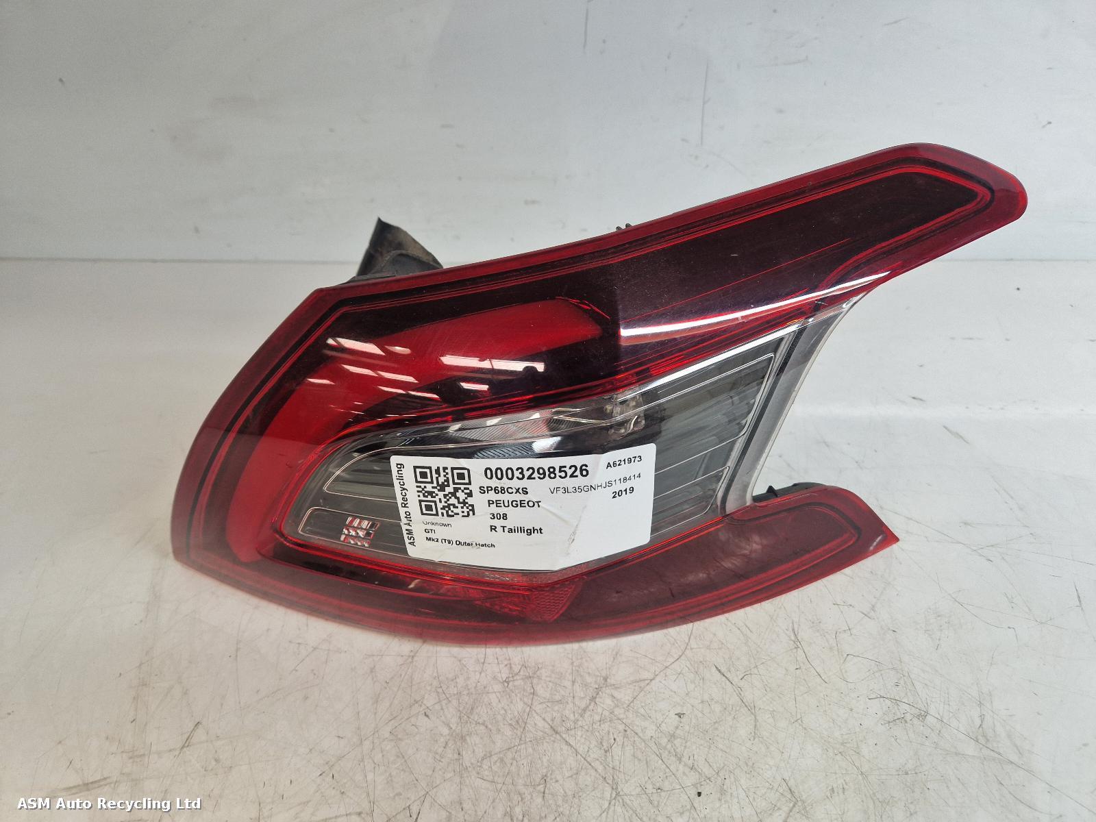 View Auto part R Taillight Peugeot 308 2019