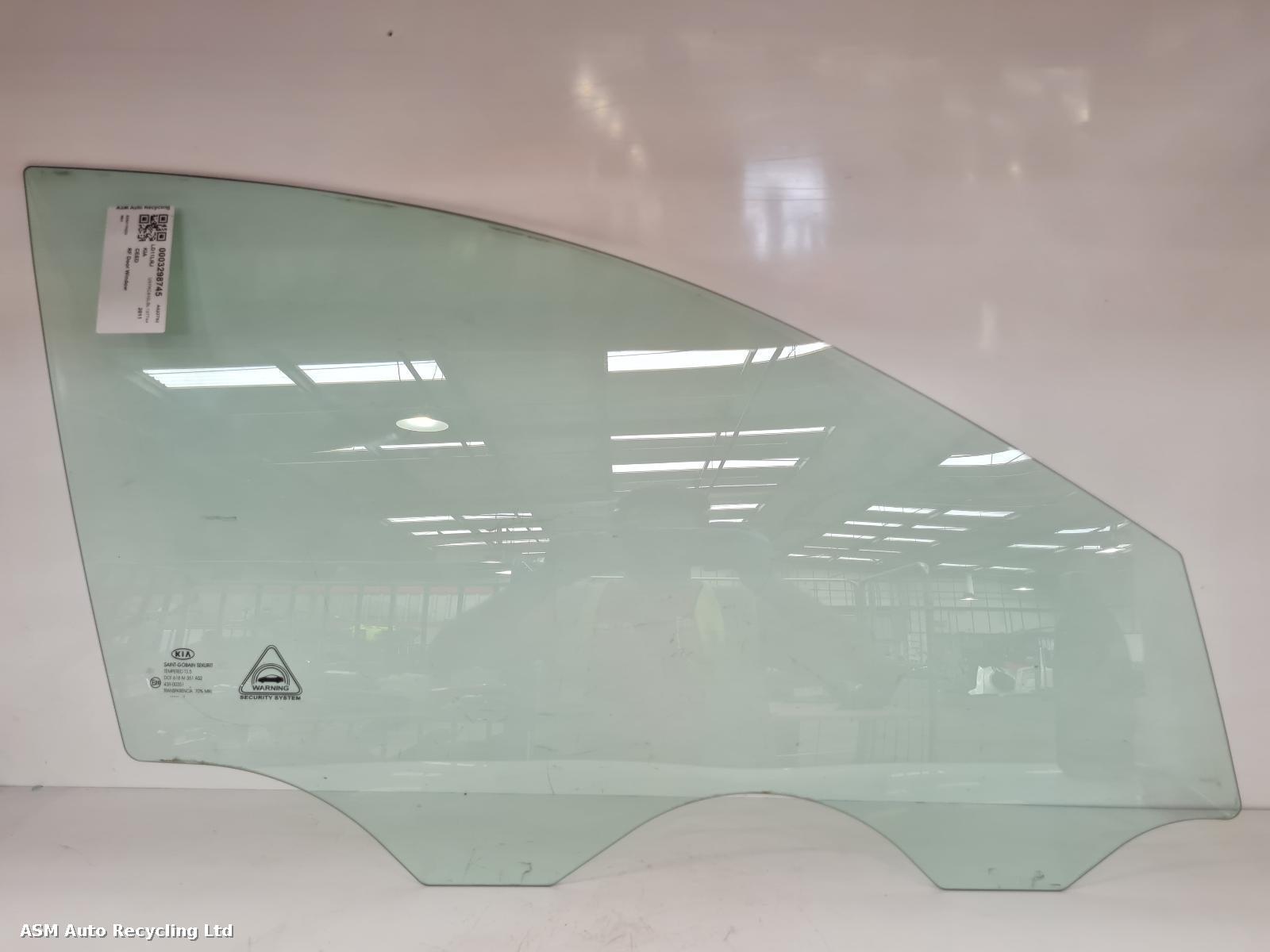 View Auto part RF Door Window Kia Ceed 2011