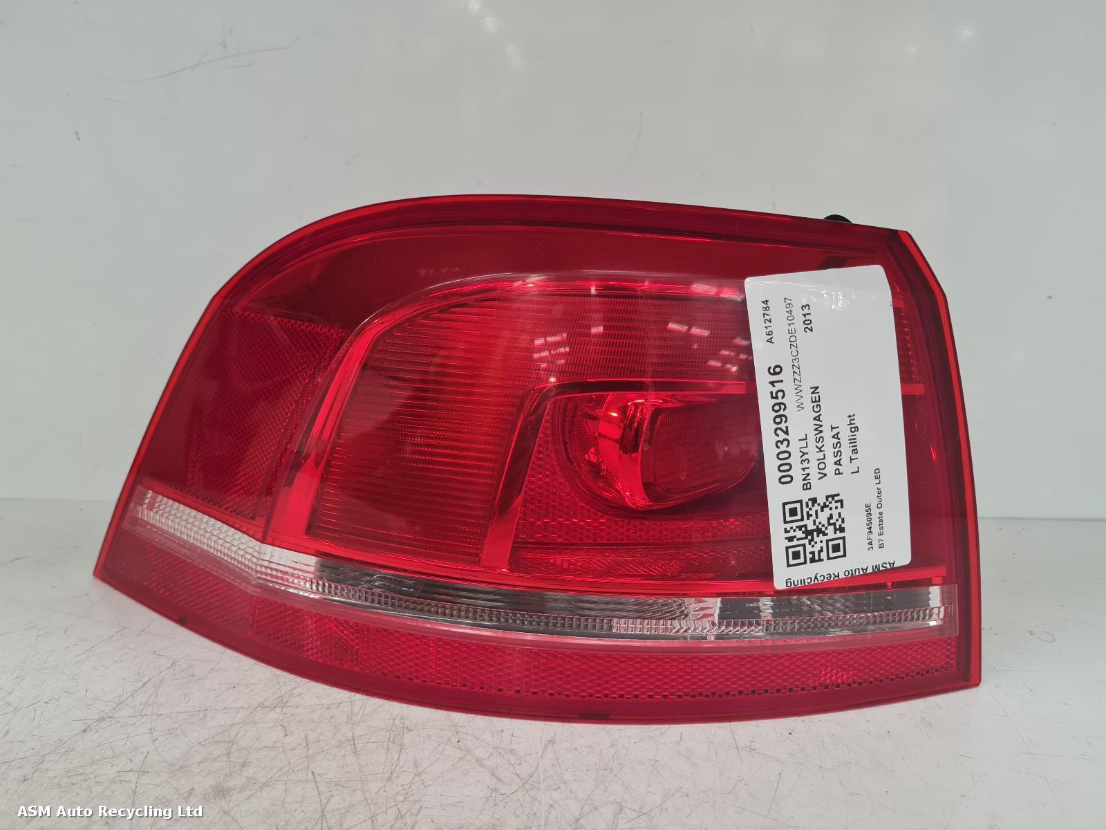 View Auto part L Taillight Volkswagen Passat 2013