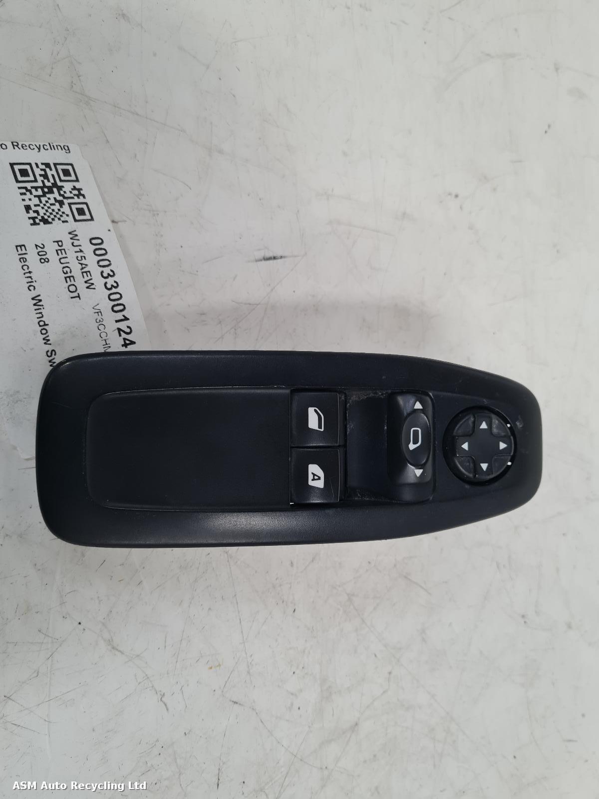 View Auto part Elect. Window Switch Peugeot 208 2015