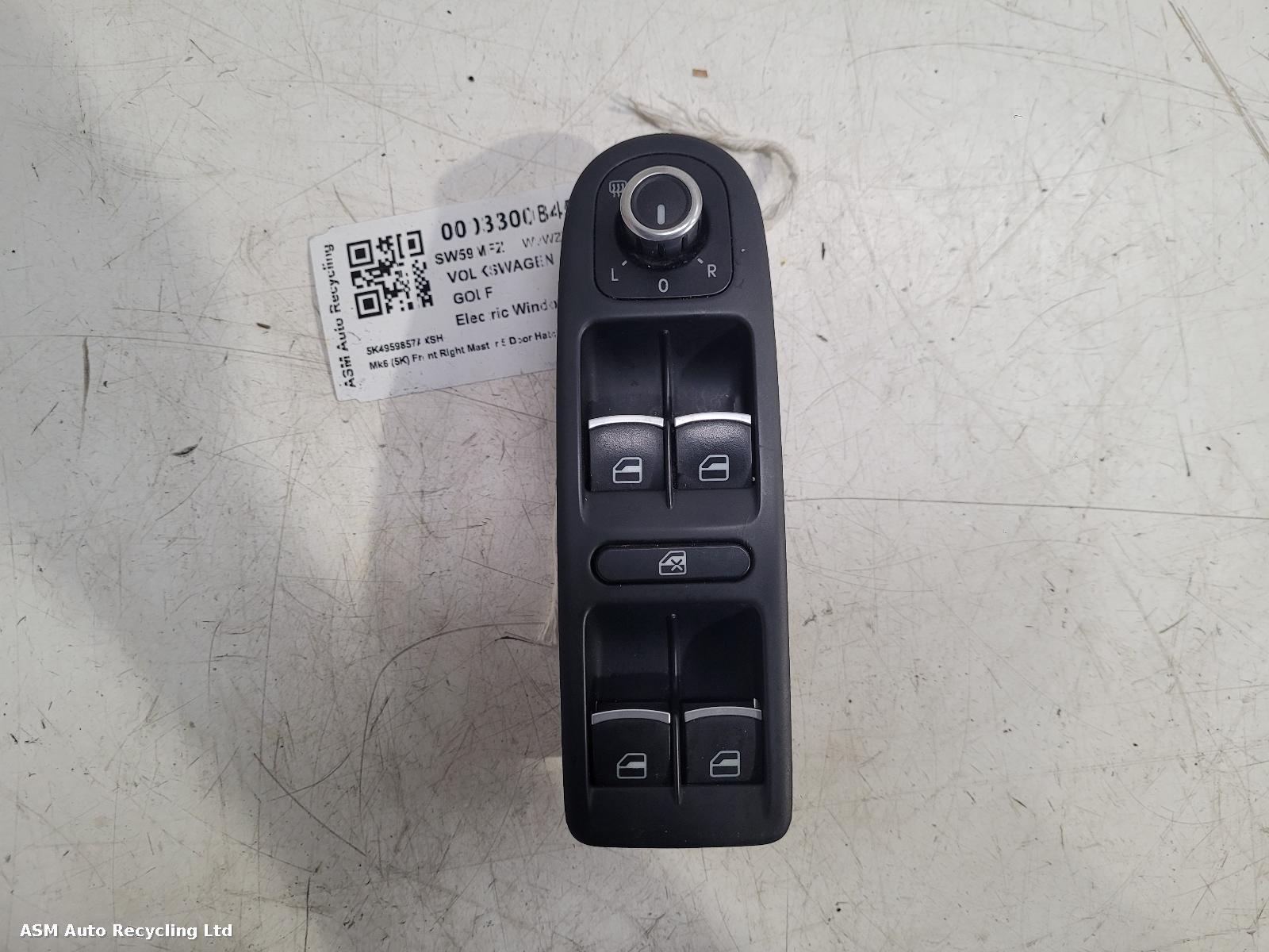 View Auto part Elect. Window Switch Volkswagen Golf 2009