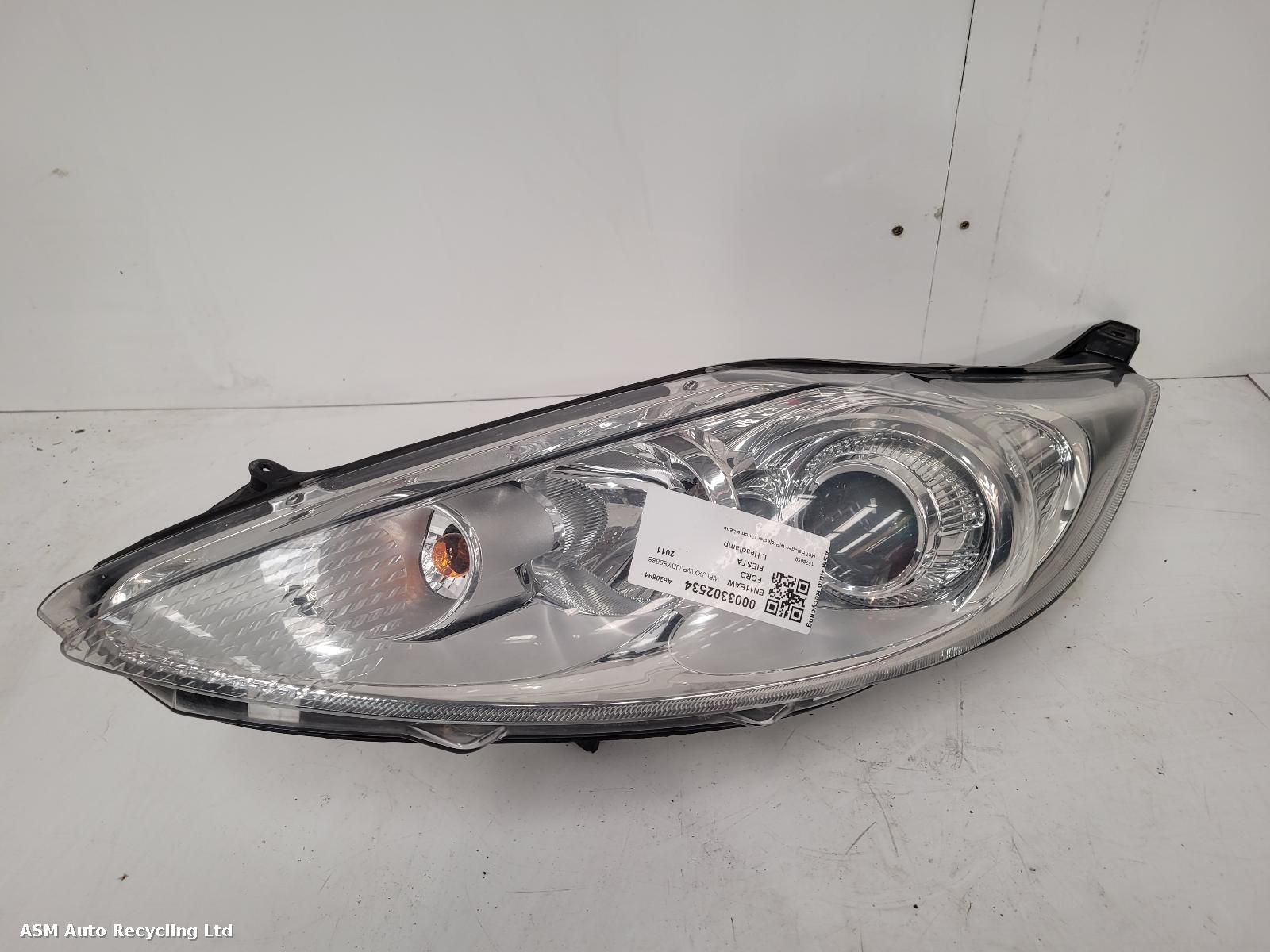 View Auto part L Headlamp Ford Fiesta 2011