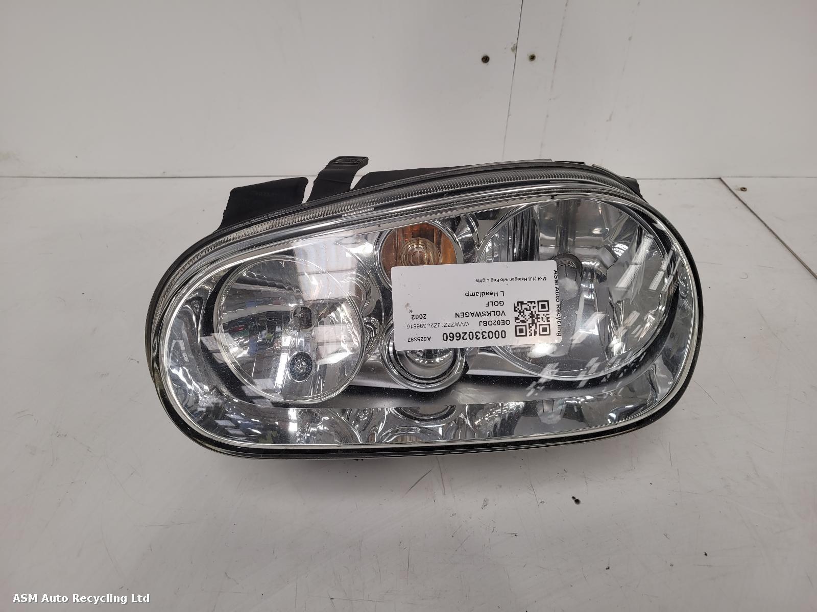 View Auto part L Headlamp Volkswagen Golf 2002