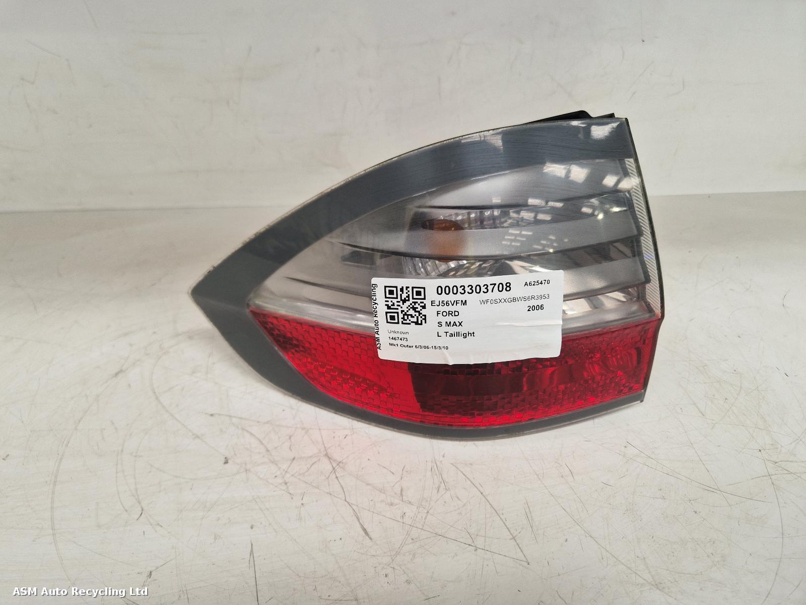 View Auto part L Taillight Ford S Max 2006