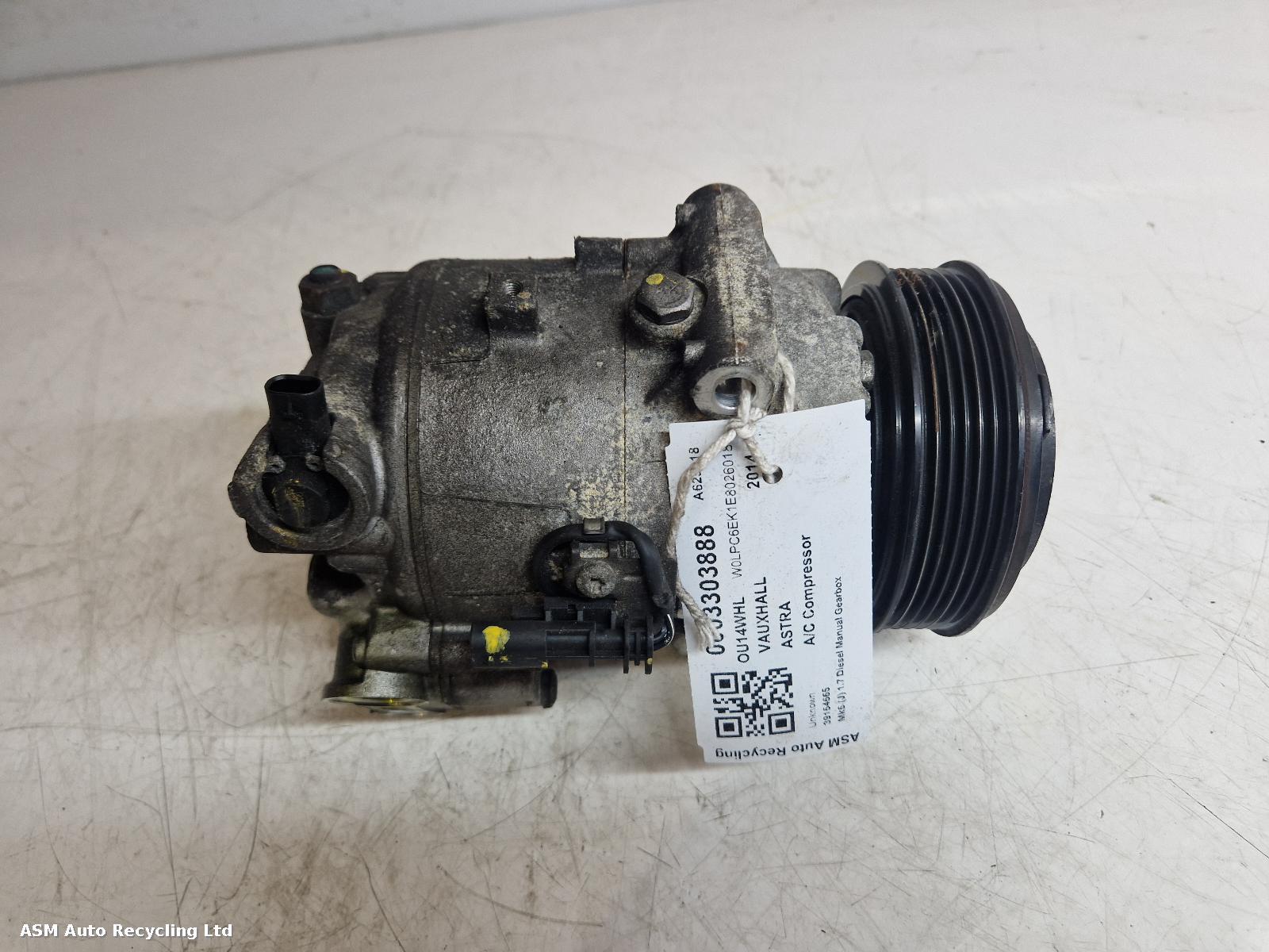 View Auto part Compressor Vauxhall Astra 2014