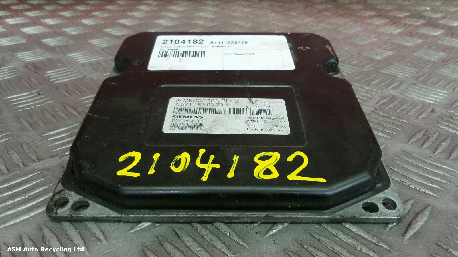 View Auto part ECU Mercedes C Class 2004