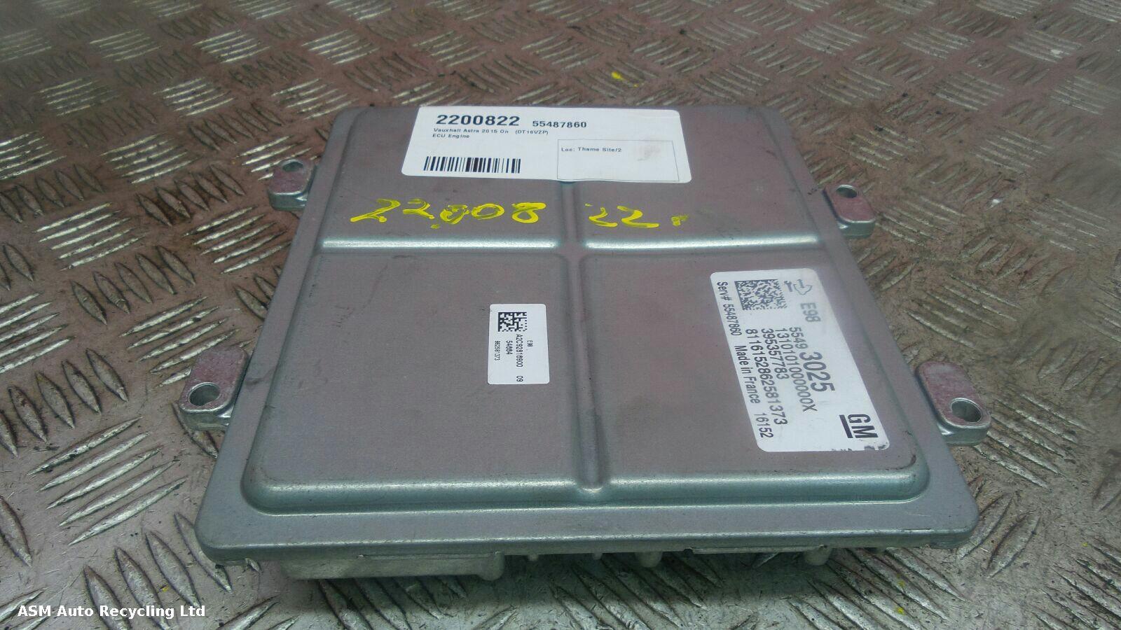 View Auto part ECU Vauxhall Astra 2016