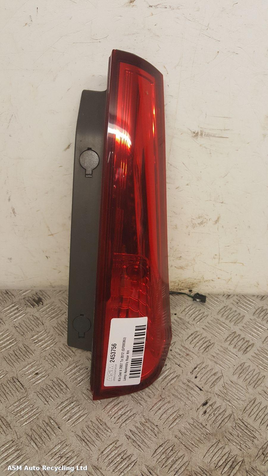 View Auto part R Taillight Kia Ceed 2009