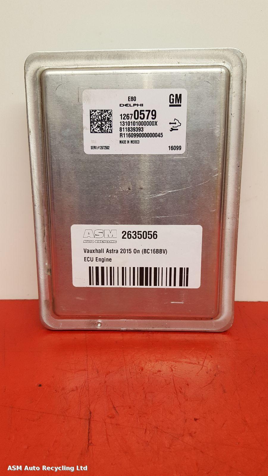 View Auto part ECU Vauxhall Astra 2016