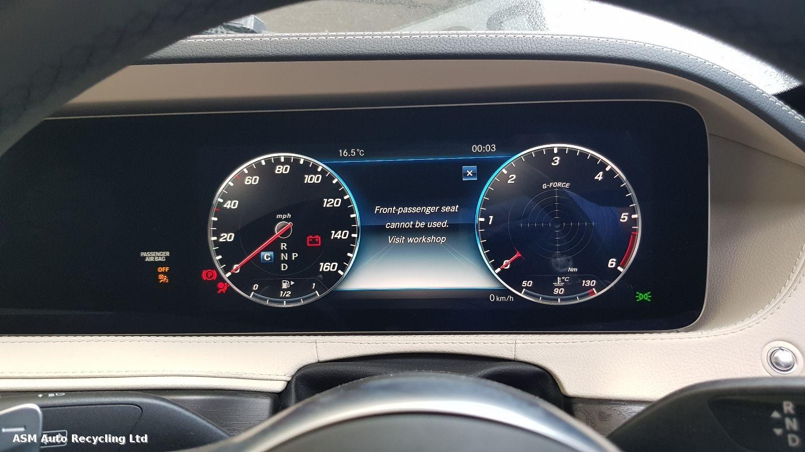 Mercedes S Class 2019 4 Door Saloon Breaking View Auto part Mercedes S Class 2019 4 Door Saloon Breaking